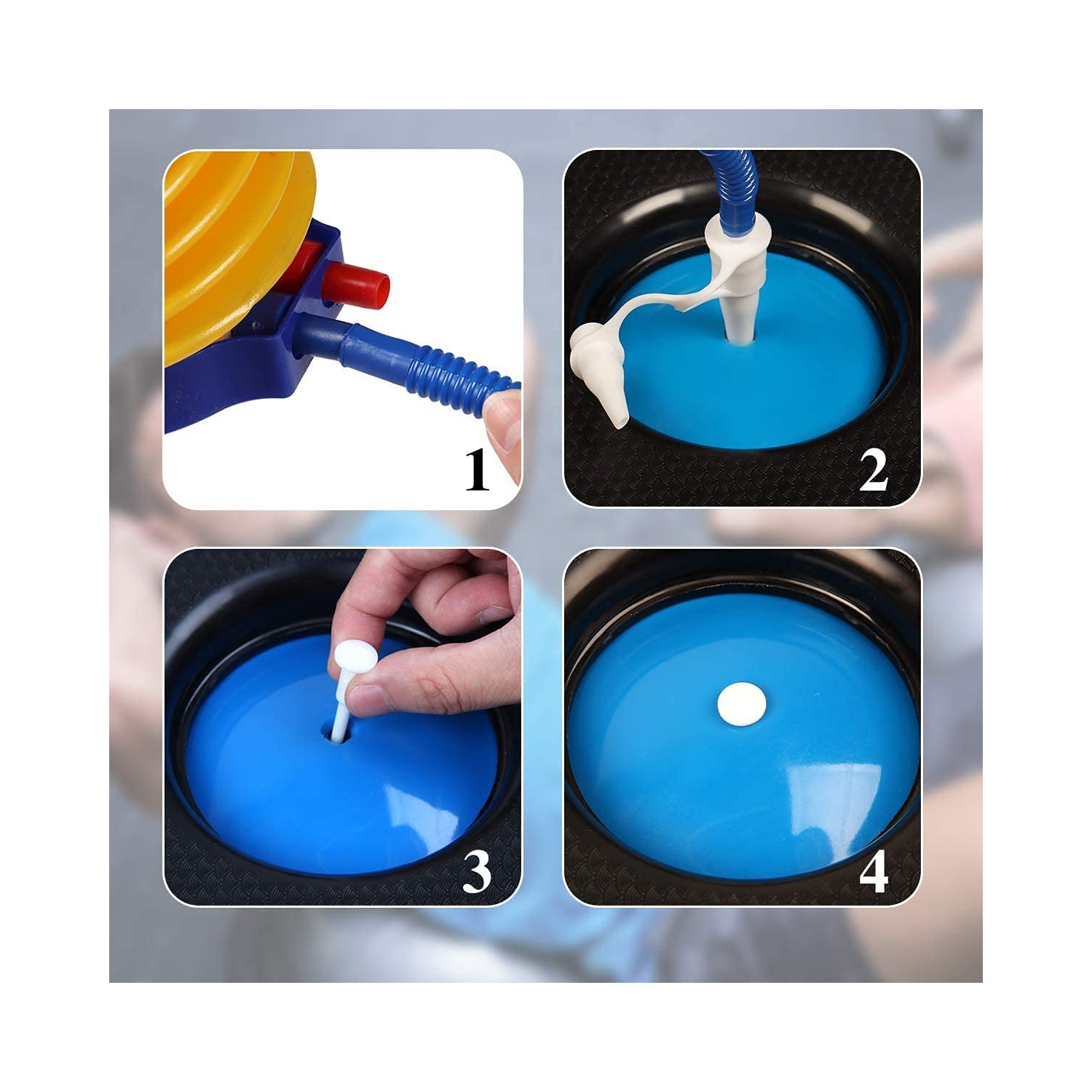 Stanz Half Ball Balance Trainer with Straps Yoga Balance Ball Anti Slip for Core Training Home Fitness Strength Exercise Workout Gym