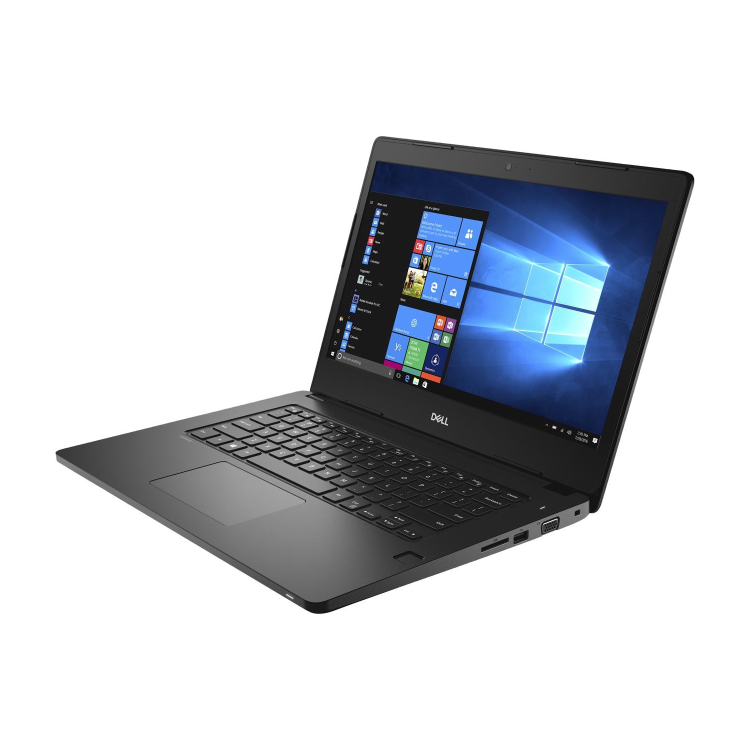 Refurbished (Good) - Dell Latitude 3480 14"Â Business Laptop i5-7200U, 8GB RAM, 240GB SSD, Touch Screen, Webcam, HDMI, Windows 10