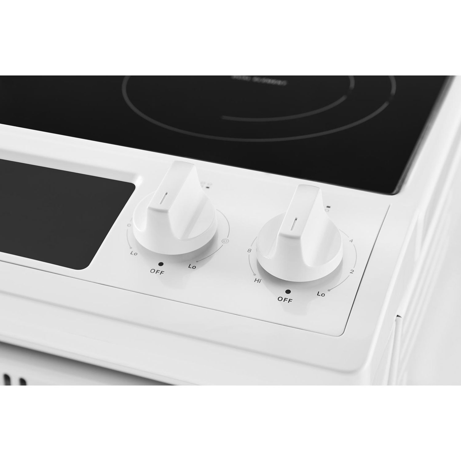Cuisinière électrique encastrable/four autonettoyant 4,8 pi³ 30 po de Whirlpool-Blanc