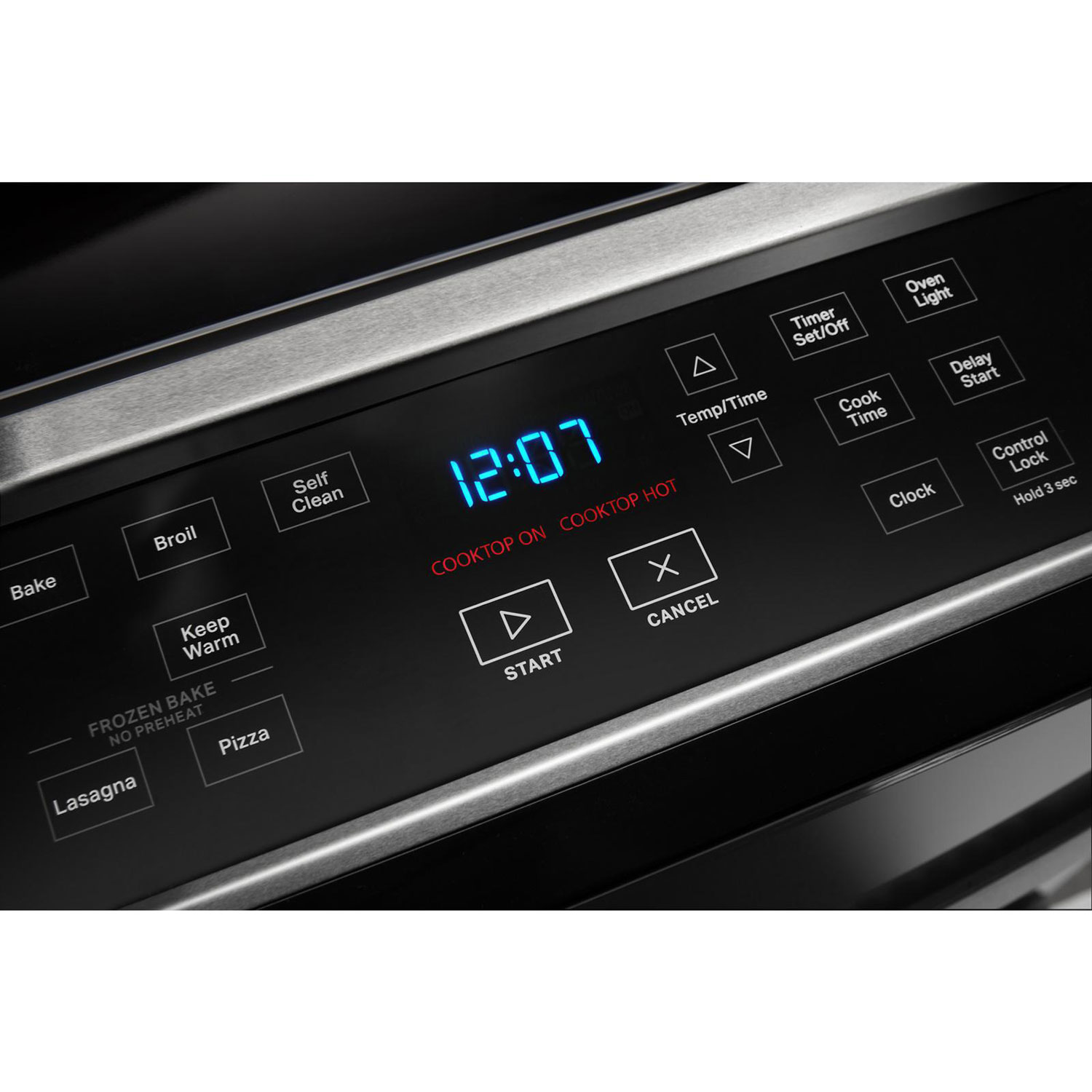 Cuisinière électrique encastrable/four autonettoyant 4,8 pi³ 30 po de Whirlpool-Blanc