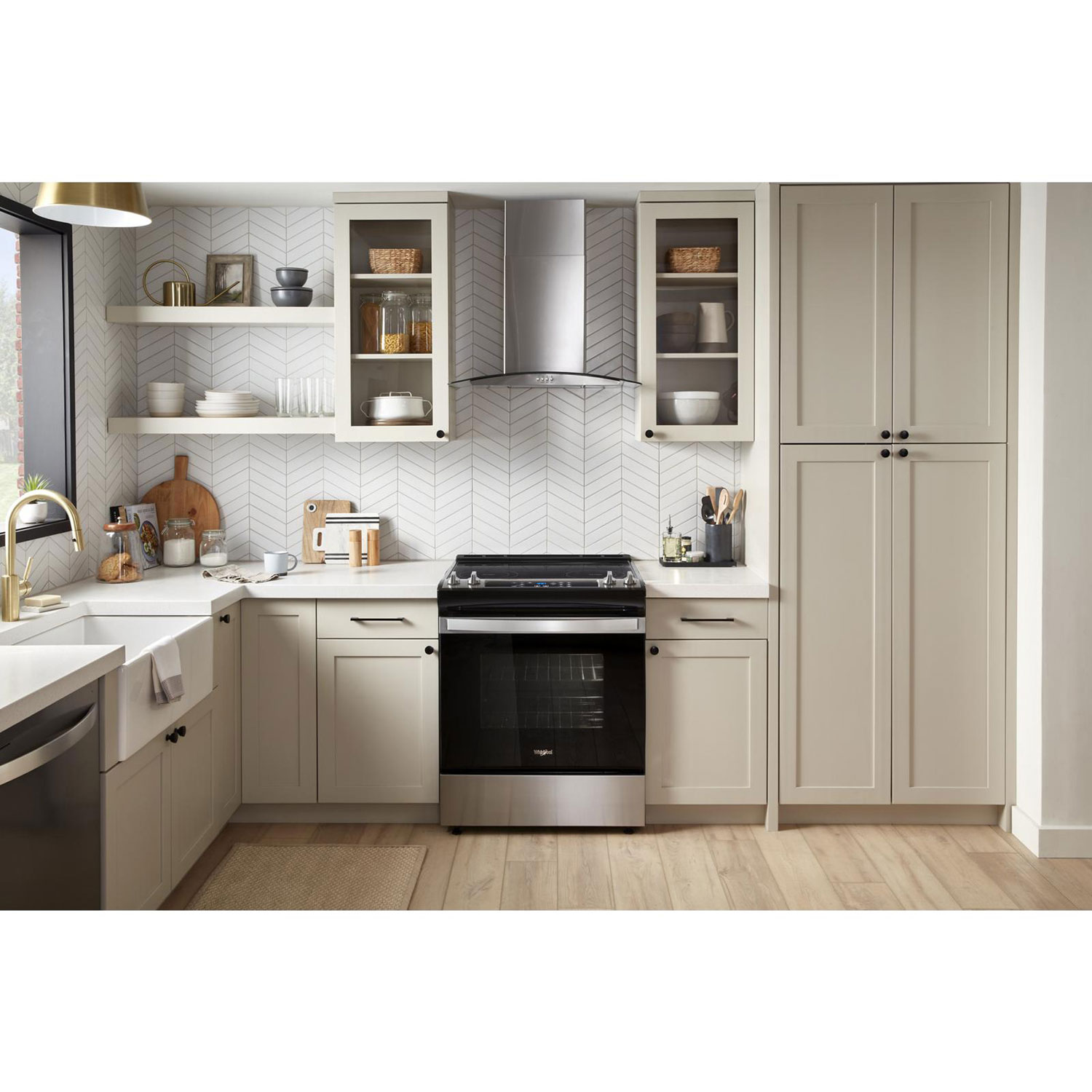 Whirlpool 30" 4.8 Cu. Ft. Self-Clean Slide-In Electric Range - Stainless Steel