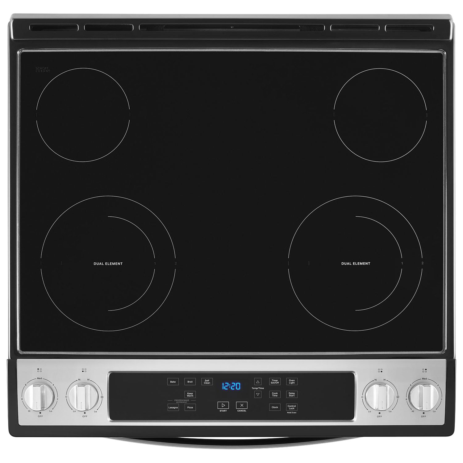 Whirlpool 30" 4.8 Cu. Ft. Self-Clean Slide-In Electric Range - Stainless Steel