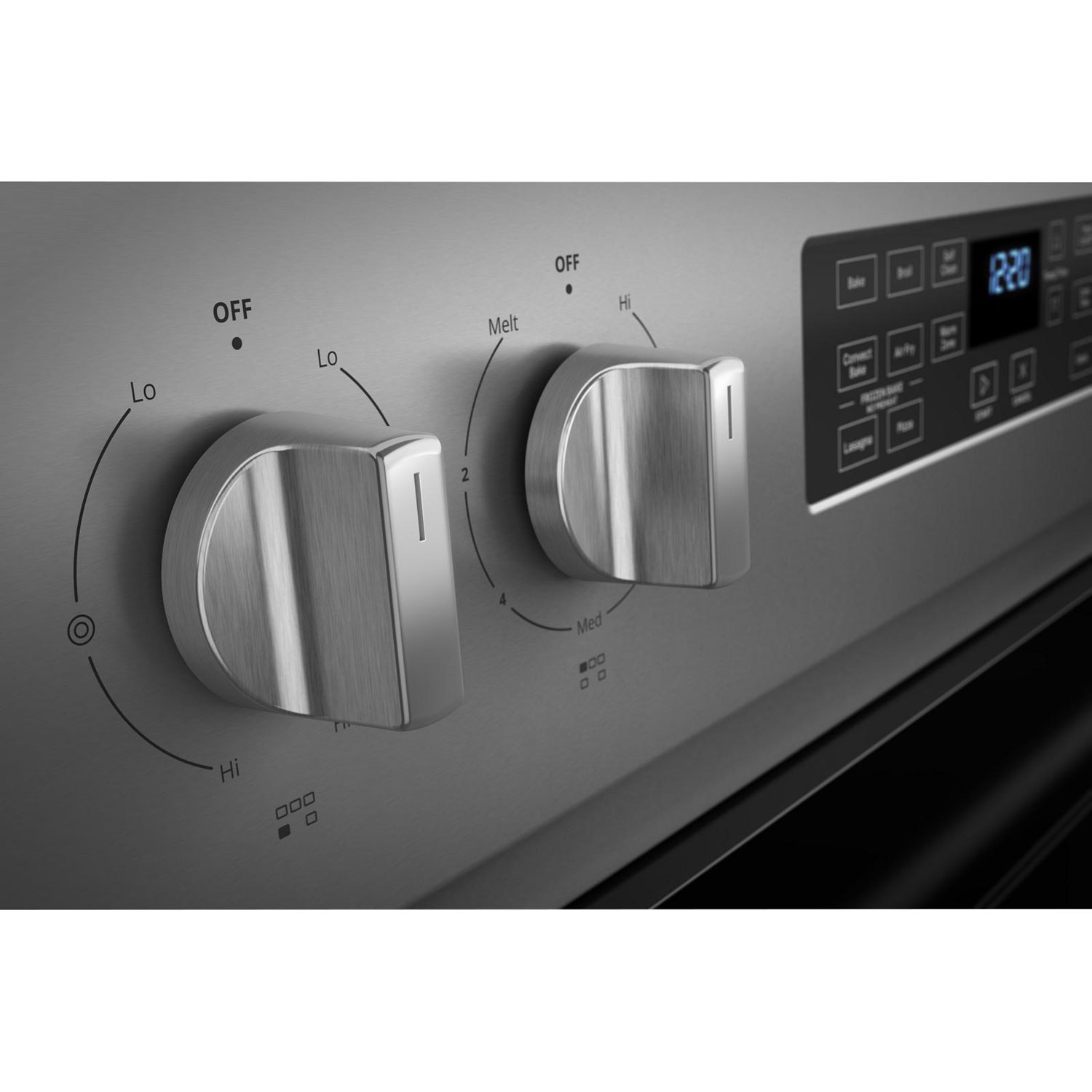 Whirlpool 30" 5.3 Cu. Ft. Fan Convection 5-Element Freestanding Electric Air Fry Range - Stainless Steel