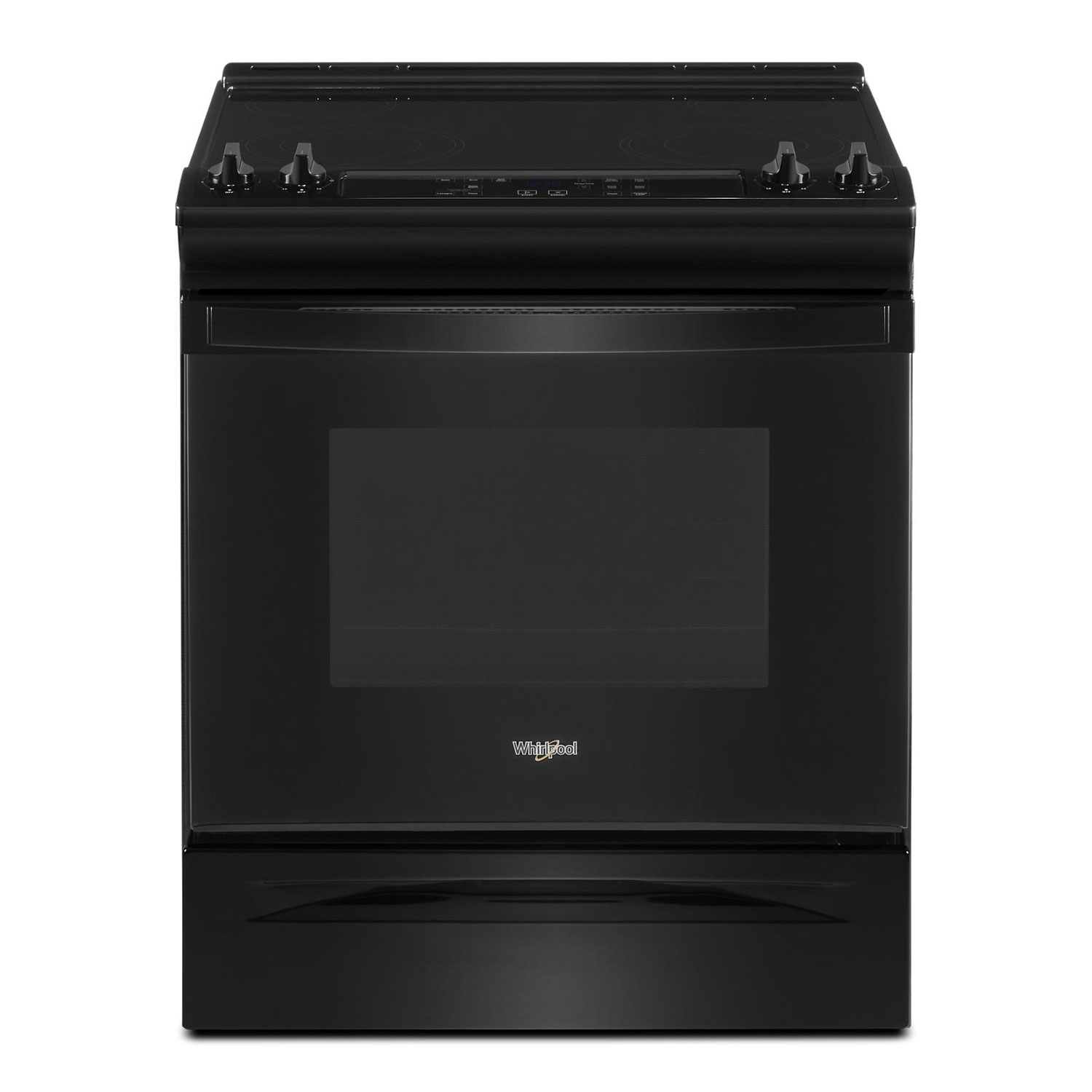 Whirlpool 30" 4.8 Cu. Ft. Self-Clean Slide-In Electric Range - Black
