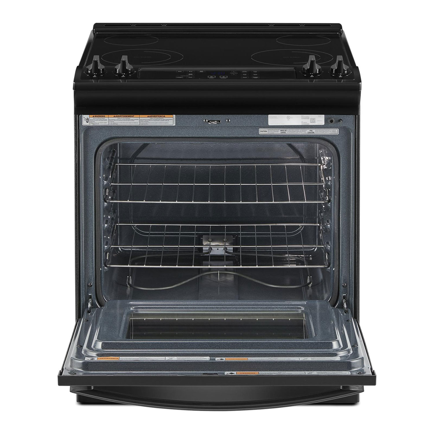 Whirlpool 30" 4.8 Cu. Ft. Self-Clean Slide-In Electric Range - Black