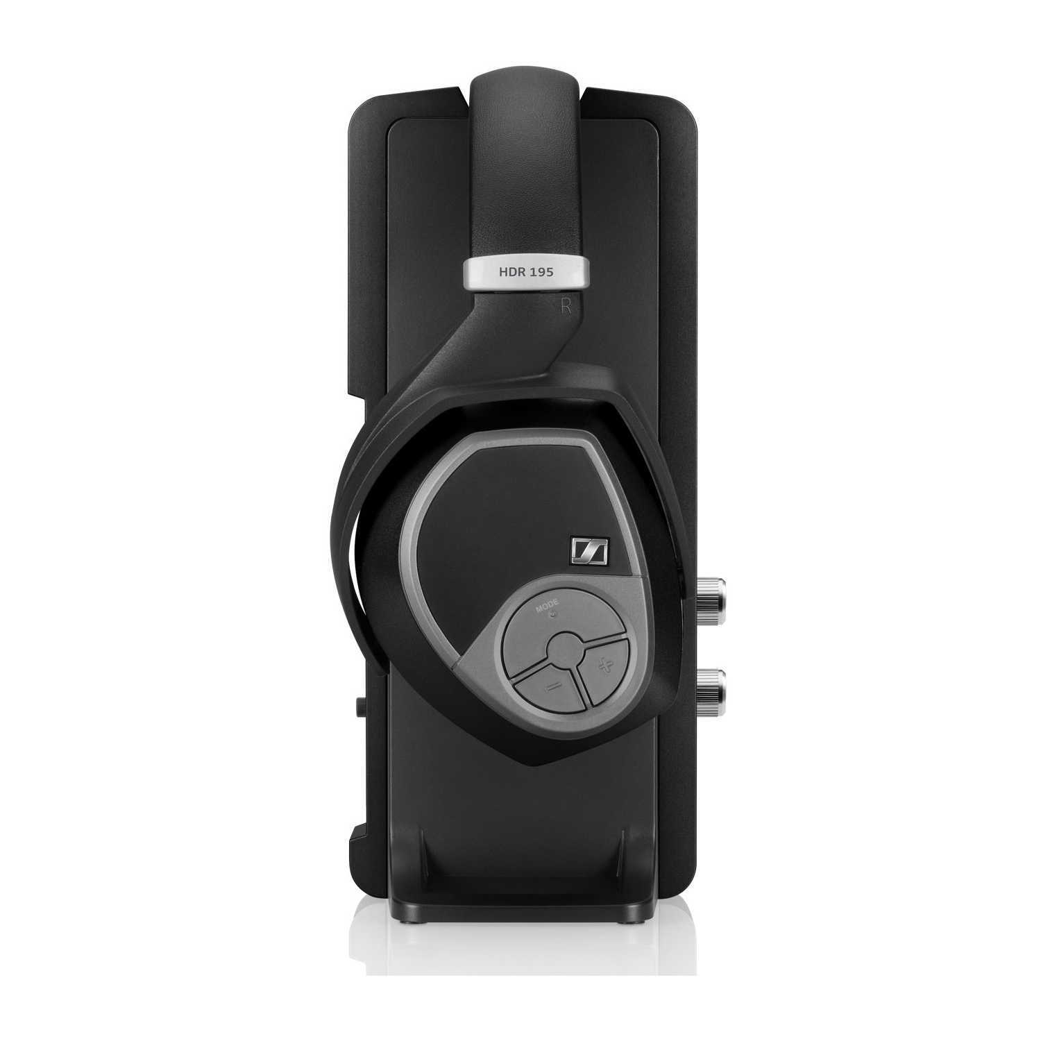Remis à neuf - Casque d’écoute sans fil haute fidélité RF RS 195 de Sennheiser - Noir - remis à neuf