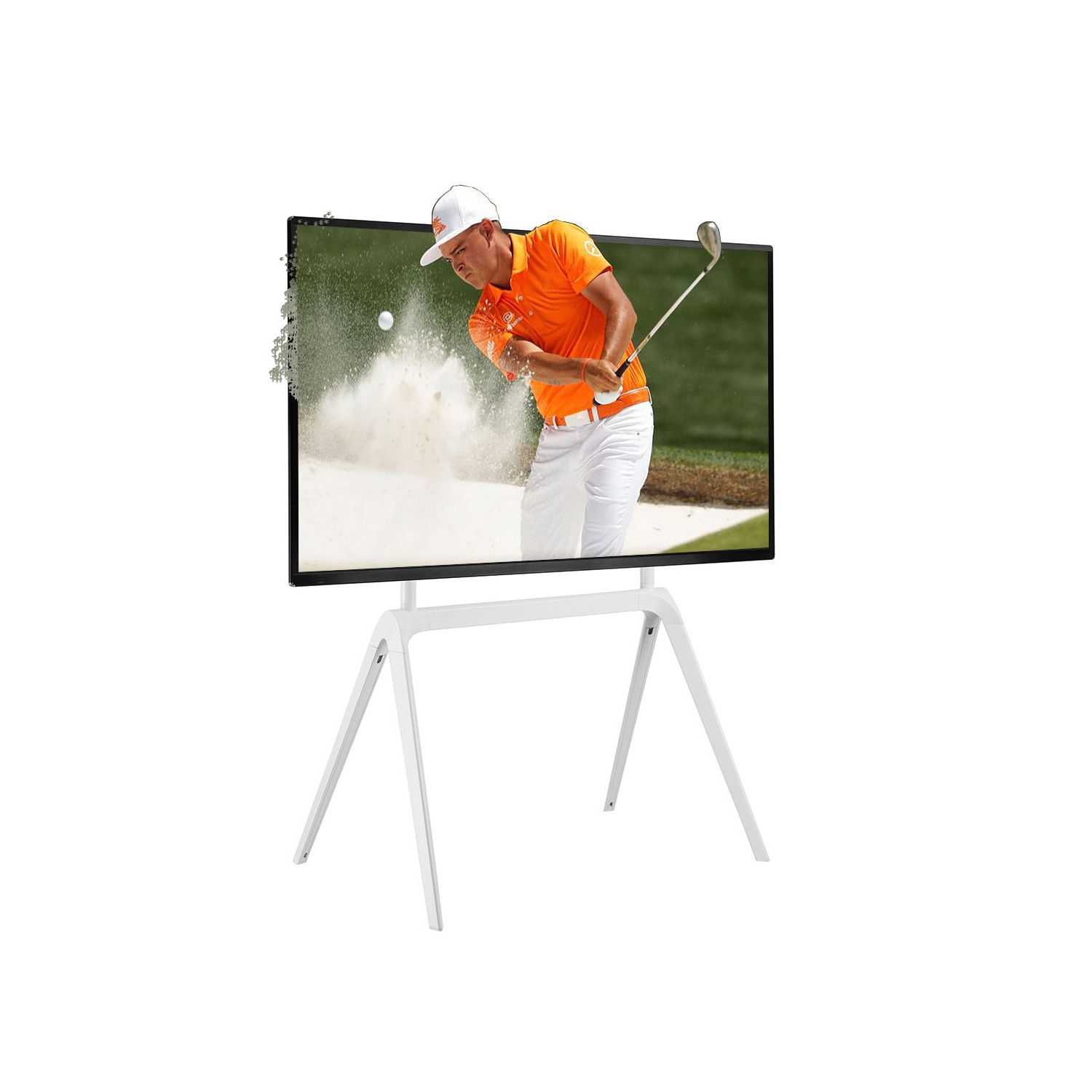 Boost Industries AVS-6586S Artistic Steel Easel Studio TV Display Stand for 65" to 86" TV's
