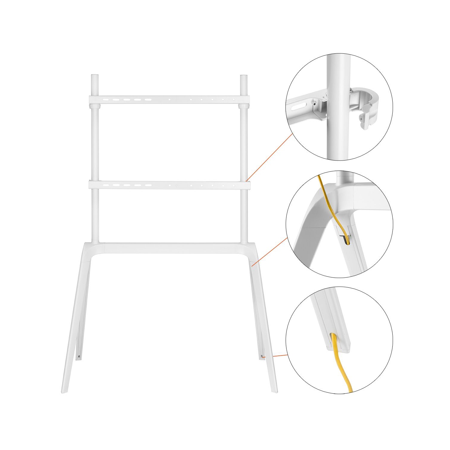 Boost Industries AVS-6586S Artistic Steel Easel Studio TV Display Stand for 65" to 86" TV's