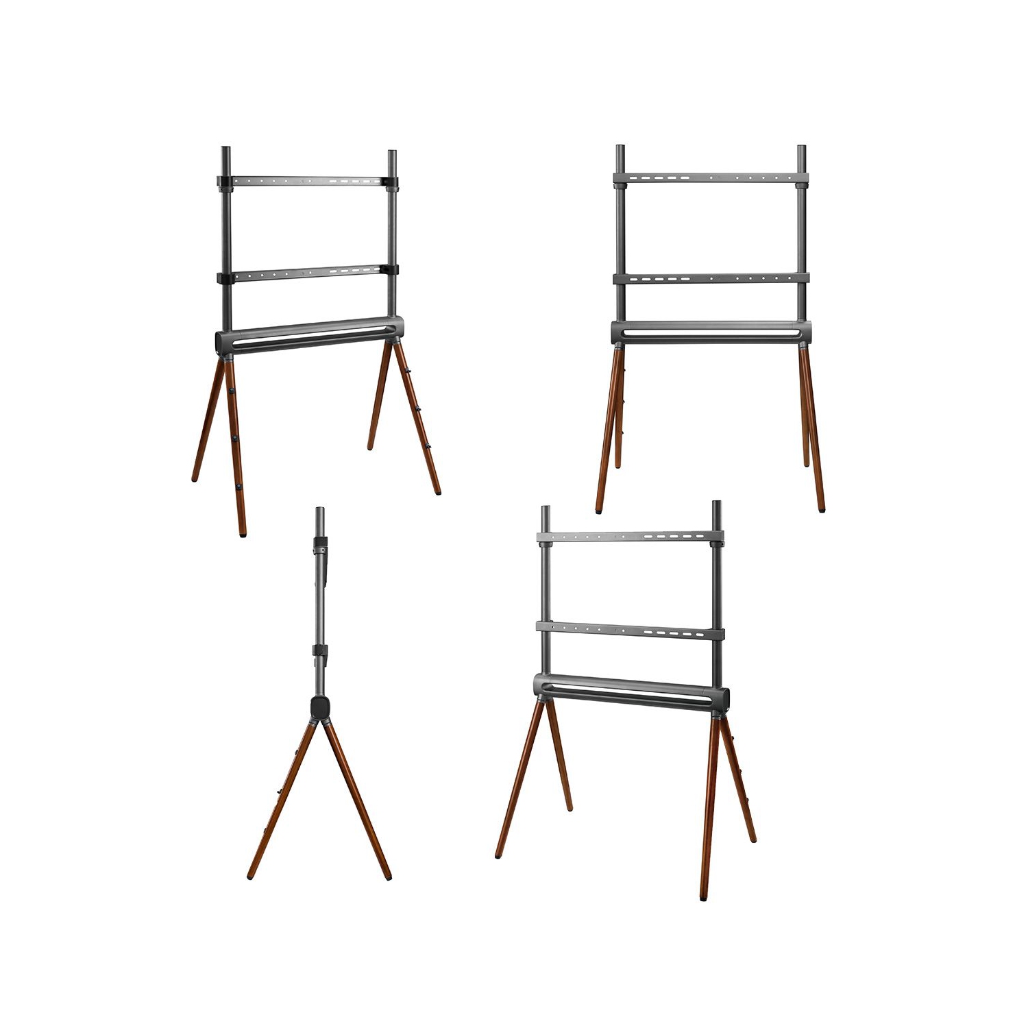 Boost Industries AVS-4970-GW Artistic Wooden Easel Studio TV Display Stand for 49" to 70" TV's