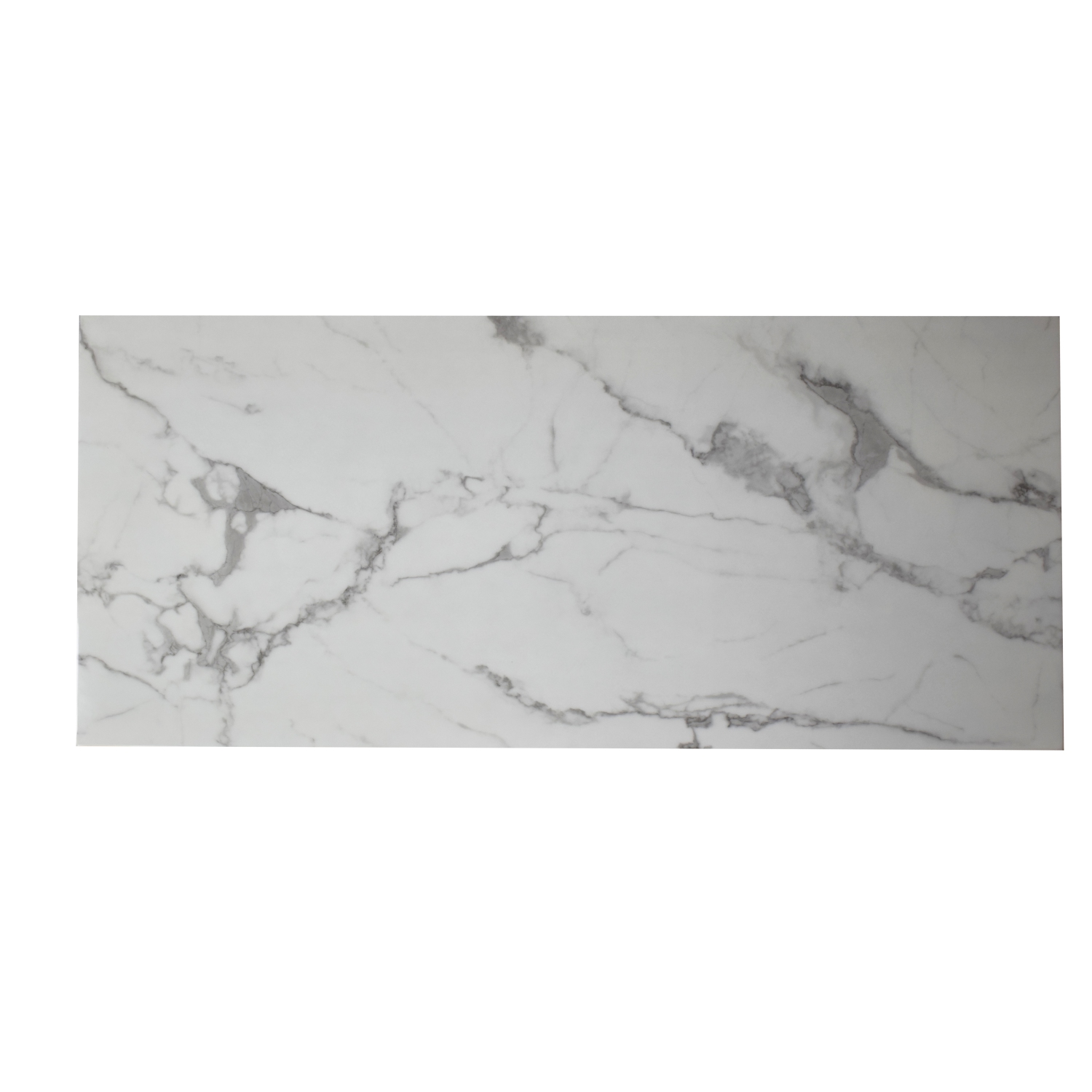 Marble Top Chrome Frame Coffee Table