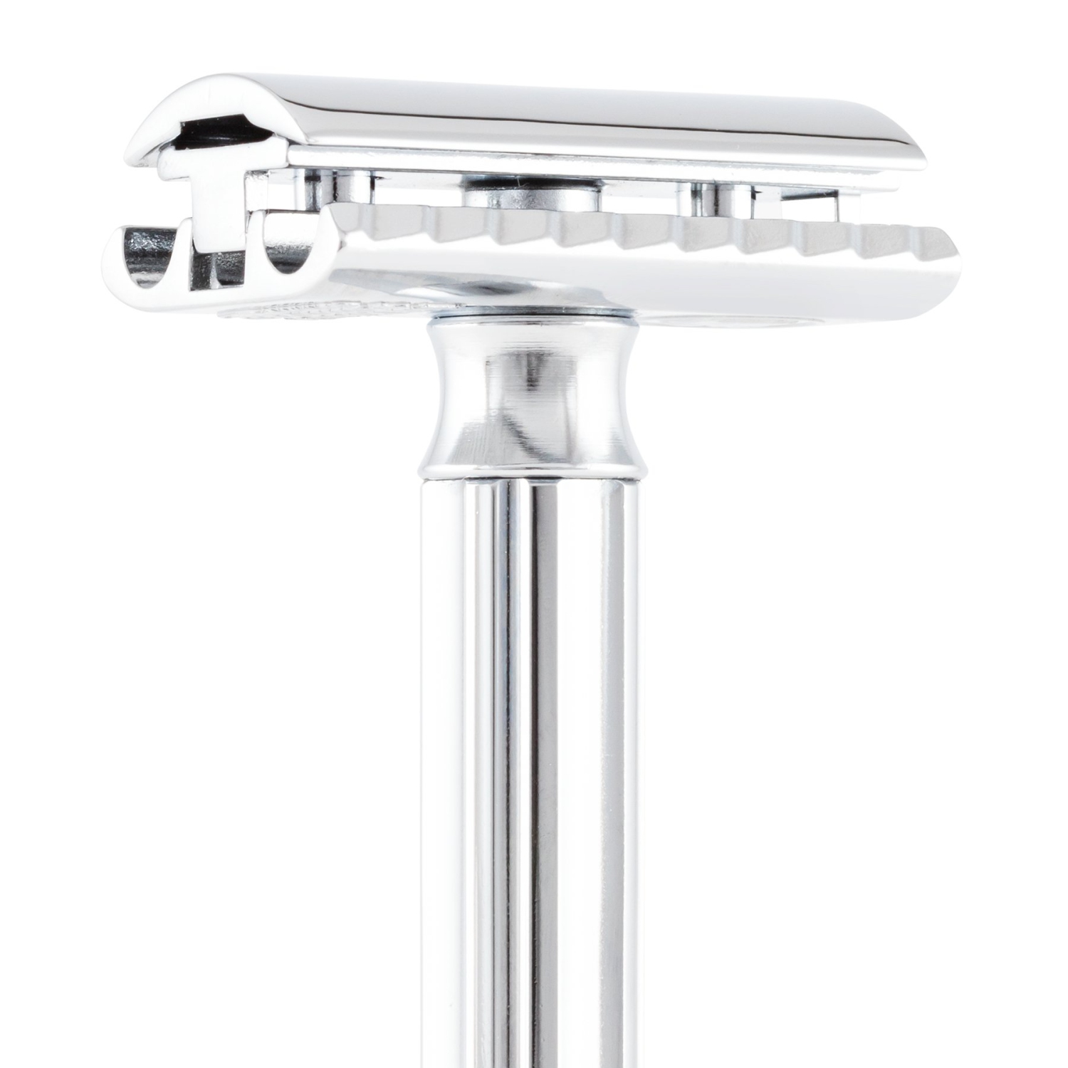 Merkur Progress Adjustable Double Edge Safety Razor, Long Handle, Chrome