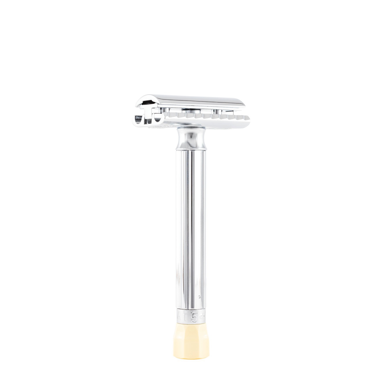 Merkur Progress Adjustable Double Edge Safety Razor, Long Handle, Chrome