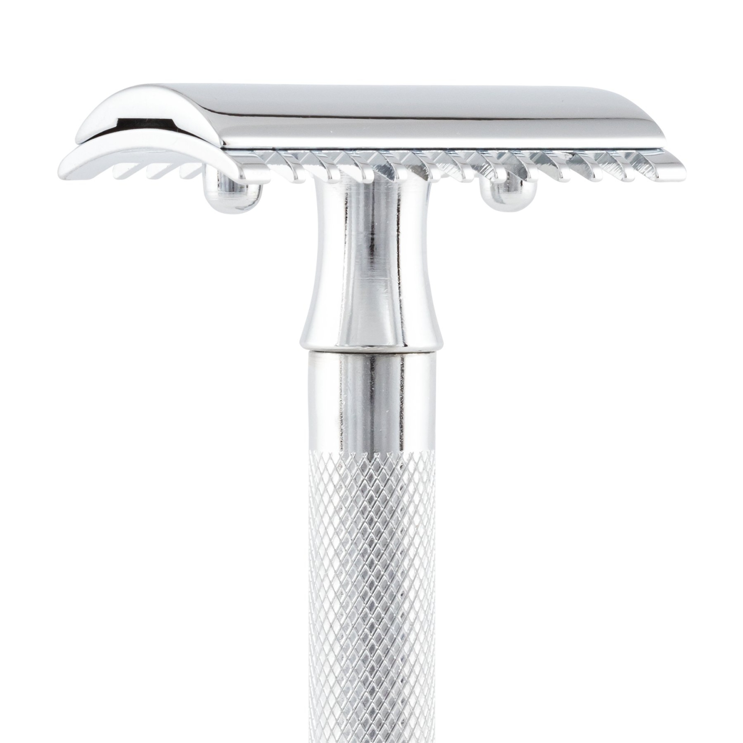 Merkur Double Edge Safety Razor, Open Tooth Comb, Chrome