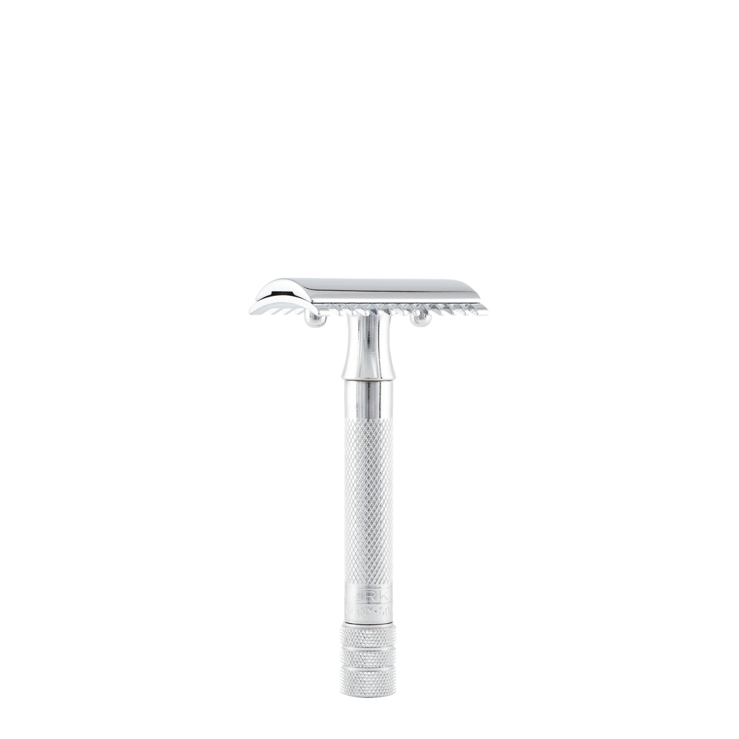 Merkur Double Edge Safety Razor, Open Tooth Comb, Chrome