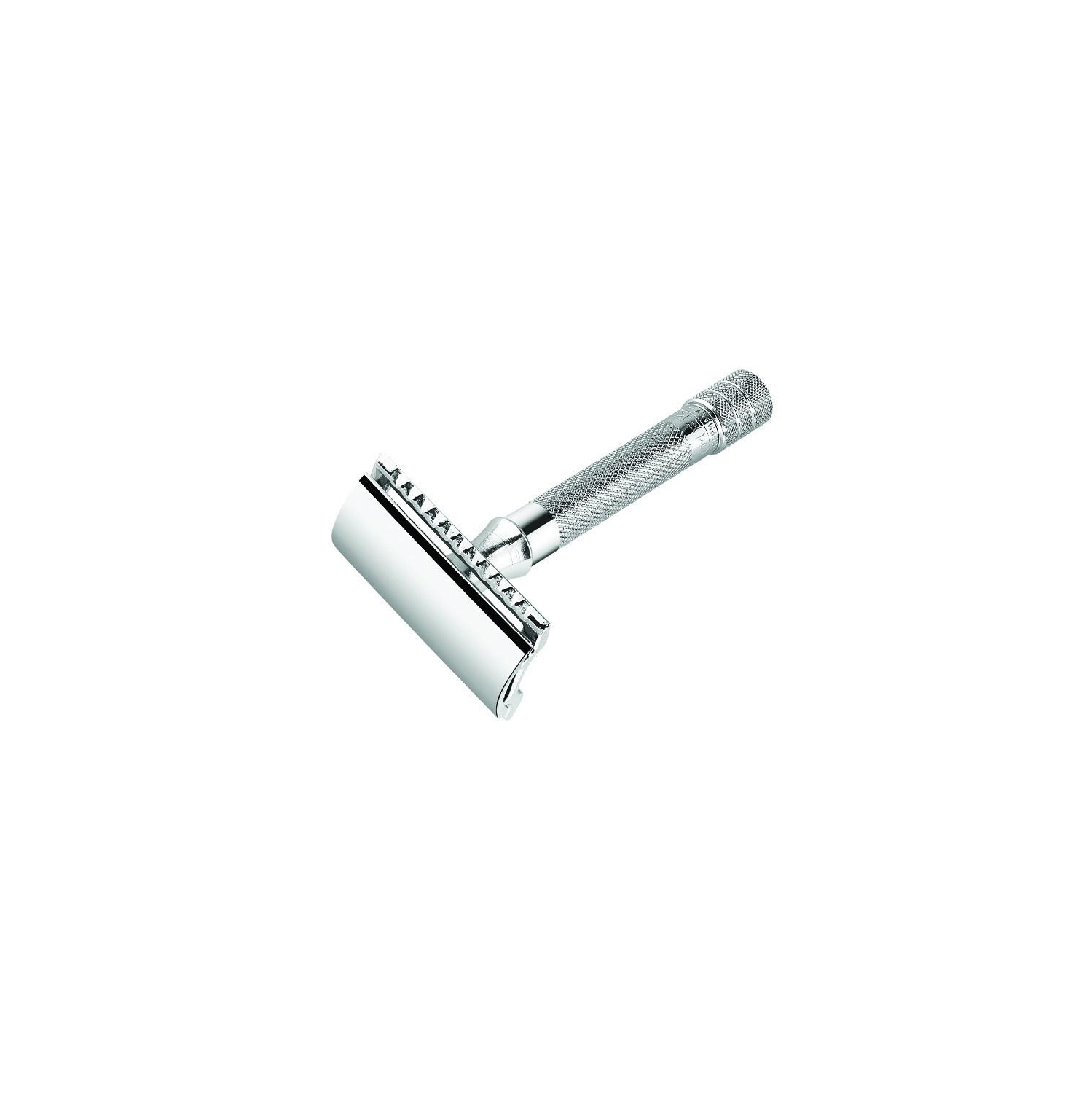 Merkur Double Edge Safety Razor, Straight Cut, Chrome