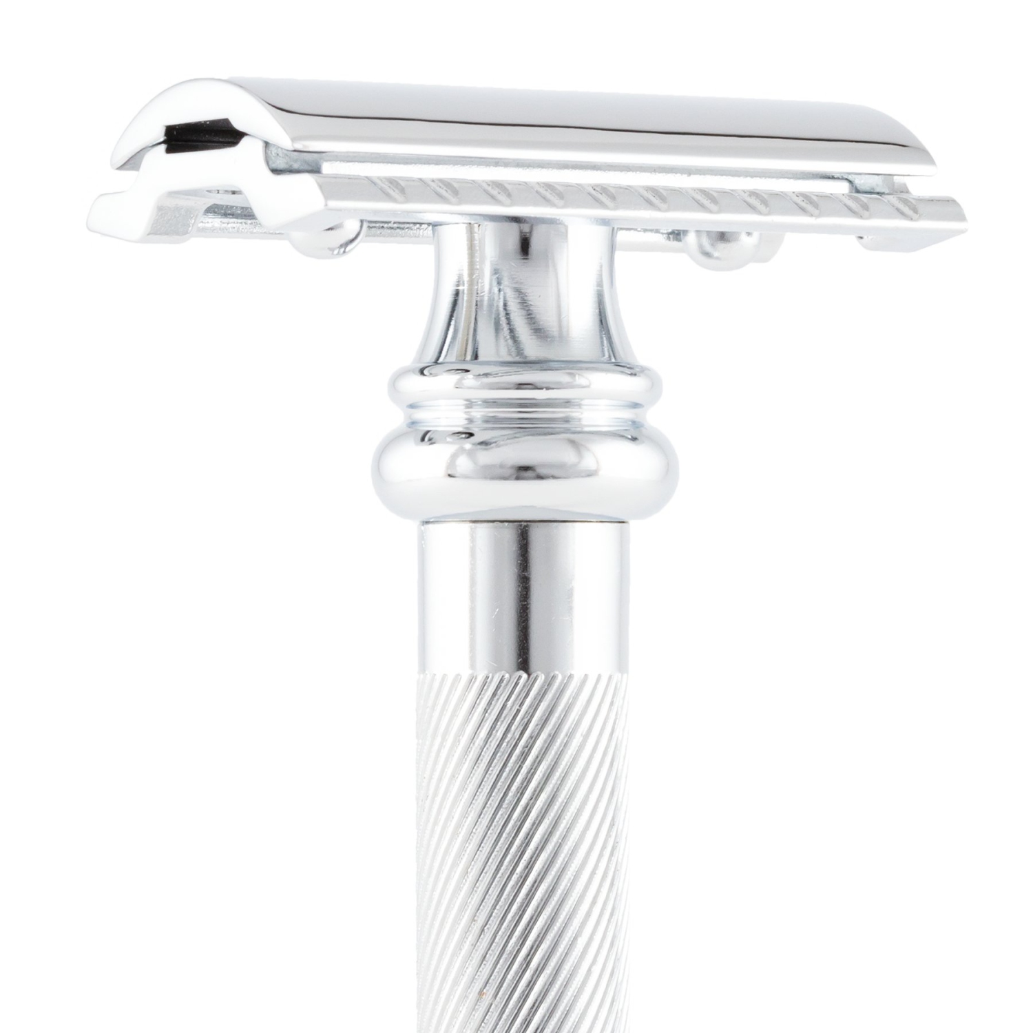 Merkur Double Edge Safety Razor, Straight Cut, Extra Long Handle, Chrome