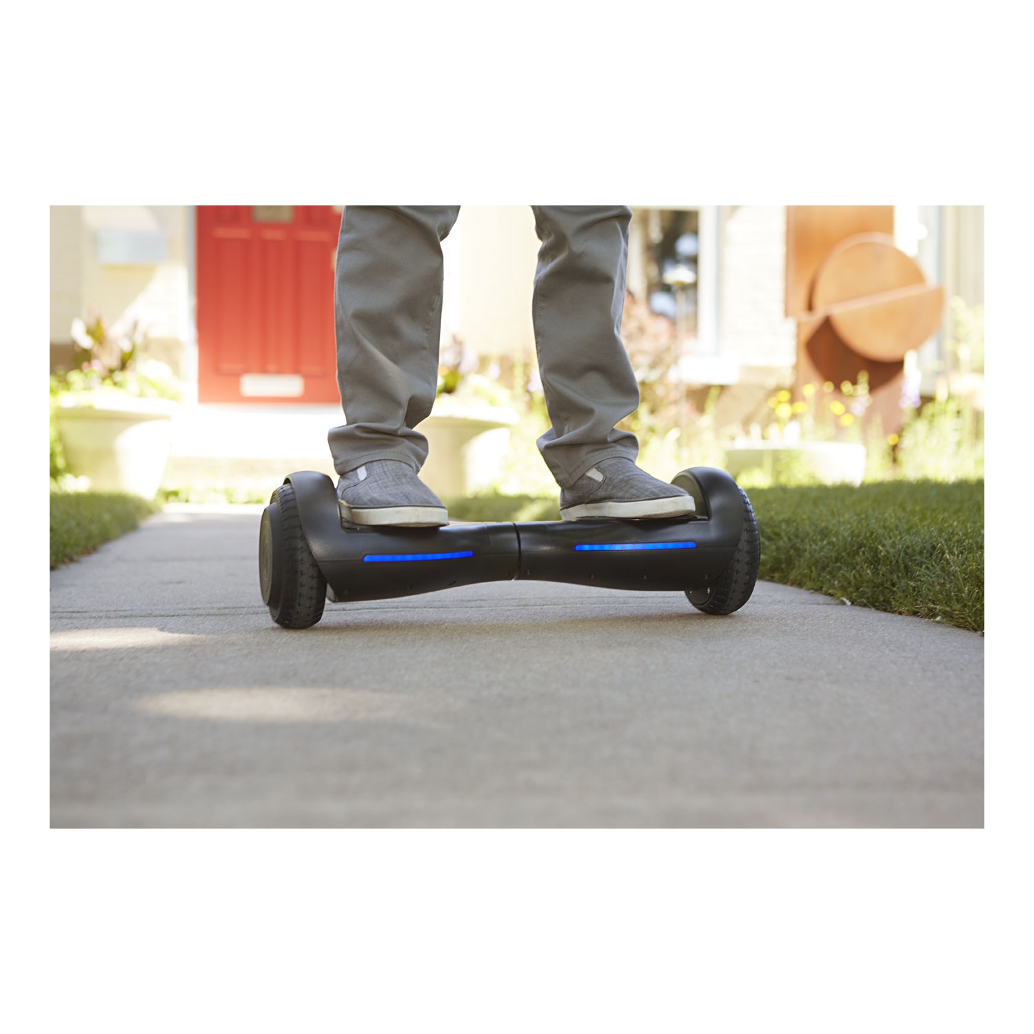 HOVERFLY Flash Hoverboard Self Balancing Scooter Dual 150W Motor up to 8km h for 44lb 88lb Kids BLACK Best Buy Canada
