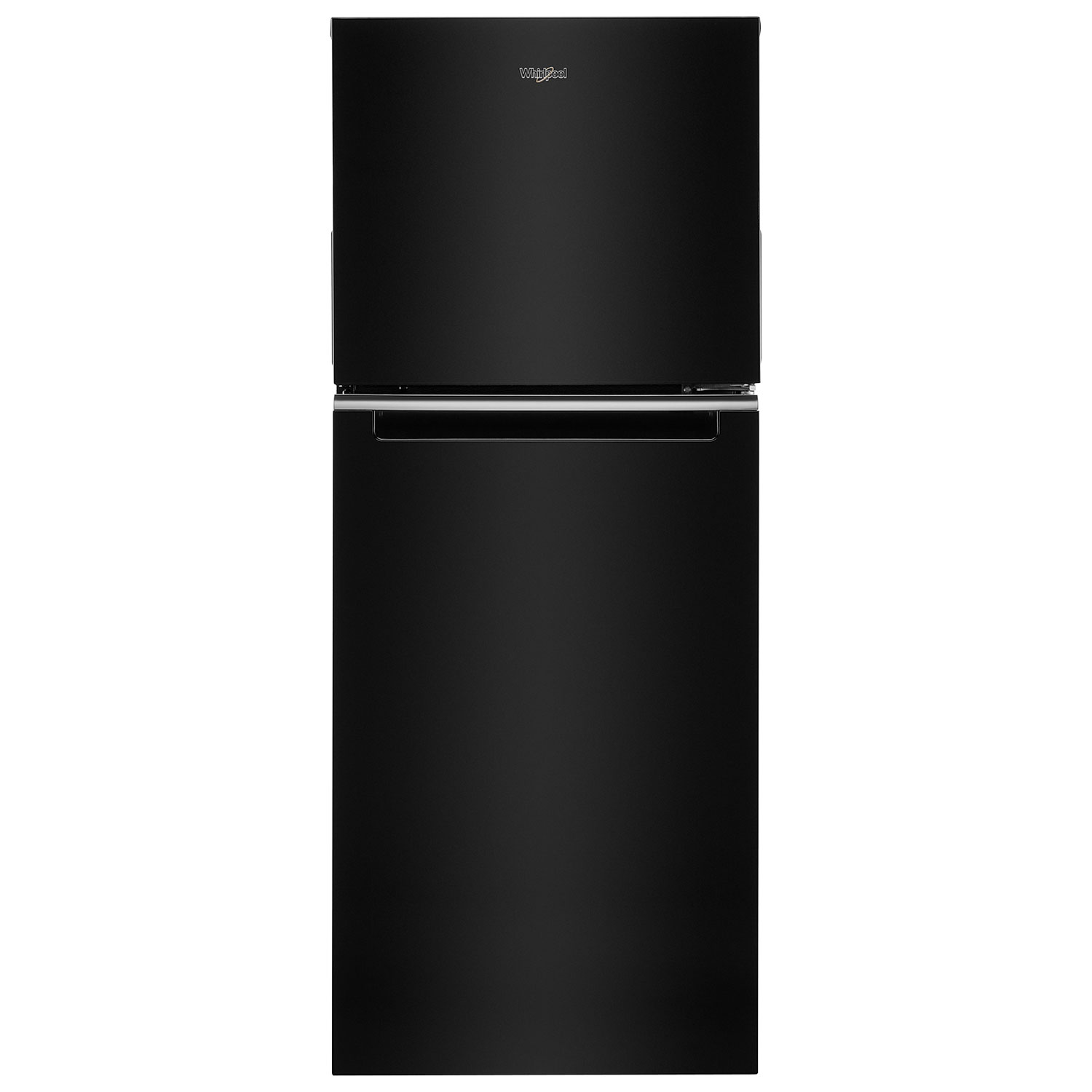 Réfrigérateur à congélateur supérieur 25 po 11,6 pi³ de Whirlpool - Noir