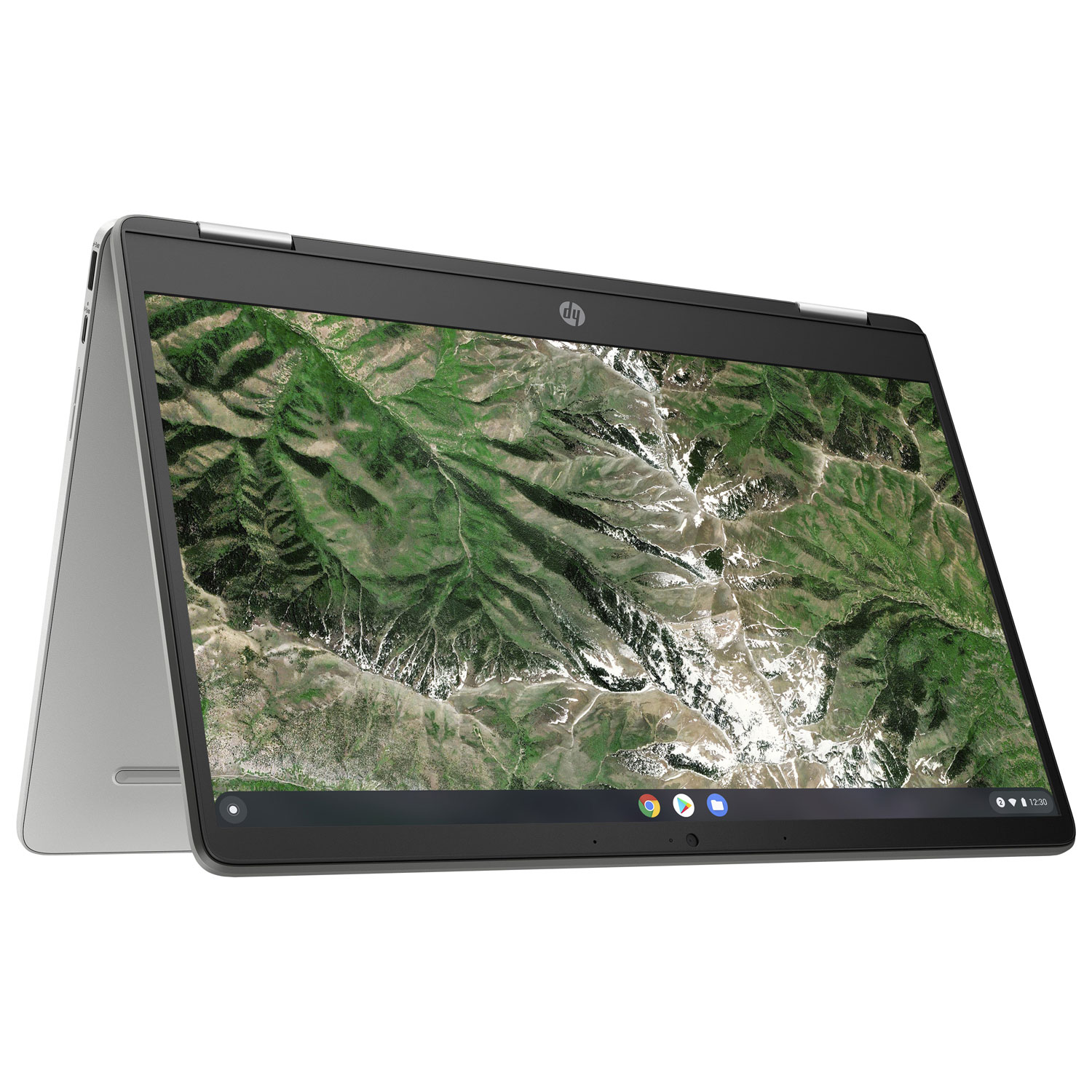 HP x360 14" Touchscreen 2-in-1 Chromebook - Silver (Intel Celeron N4020/64GB eMMC/4GB RAM/Chrome OS)