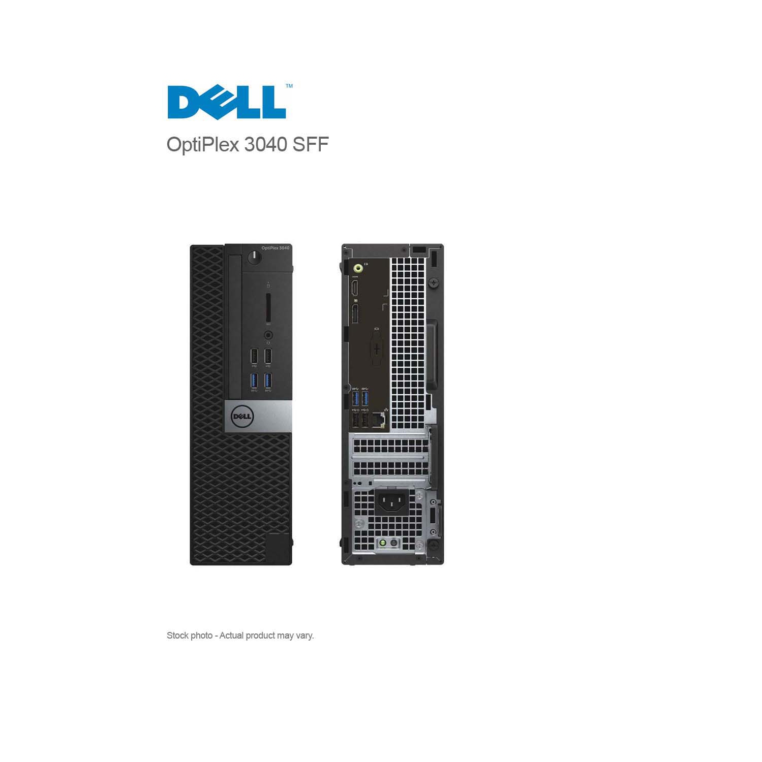 Refurbished (Good) - Dell OptiPlex 3040 SFF Core i7-6700 3.40GHz