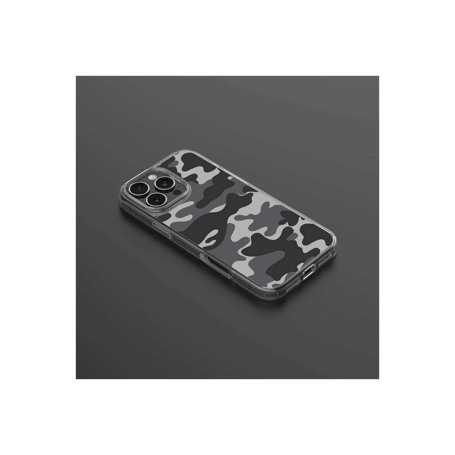 iPhone 15 Pro Max Case With MagSafe - Black Camo