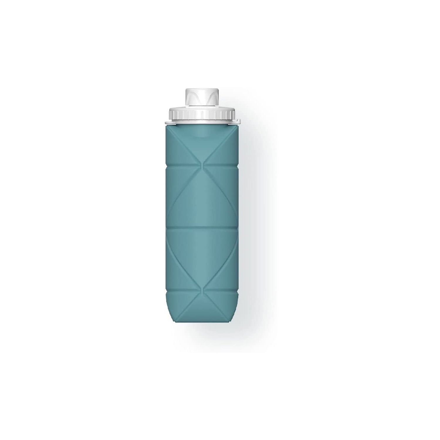 600ml Foldable Cycling Bottle Portable Sport Water Bottle Retractable Silicone Cup Outdoor Traveling Running Gear - axGear