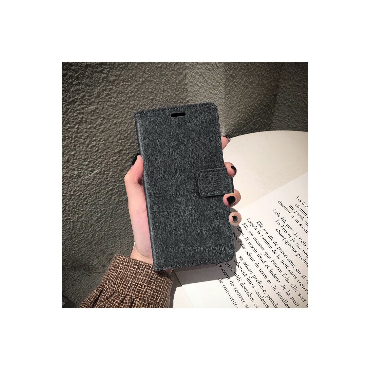 Juvenileway Folio series protection flip case for Apple iPhone 11 Pro Max 2019 - Black