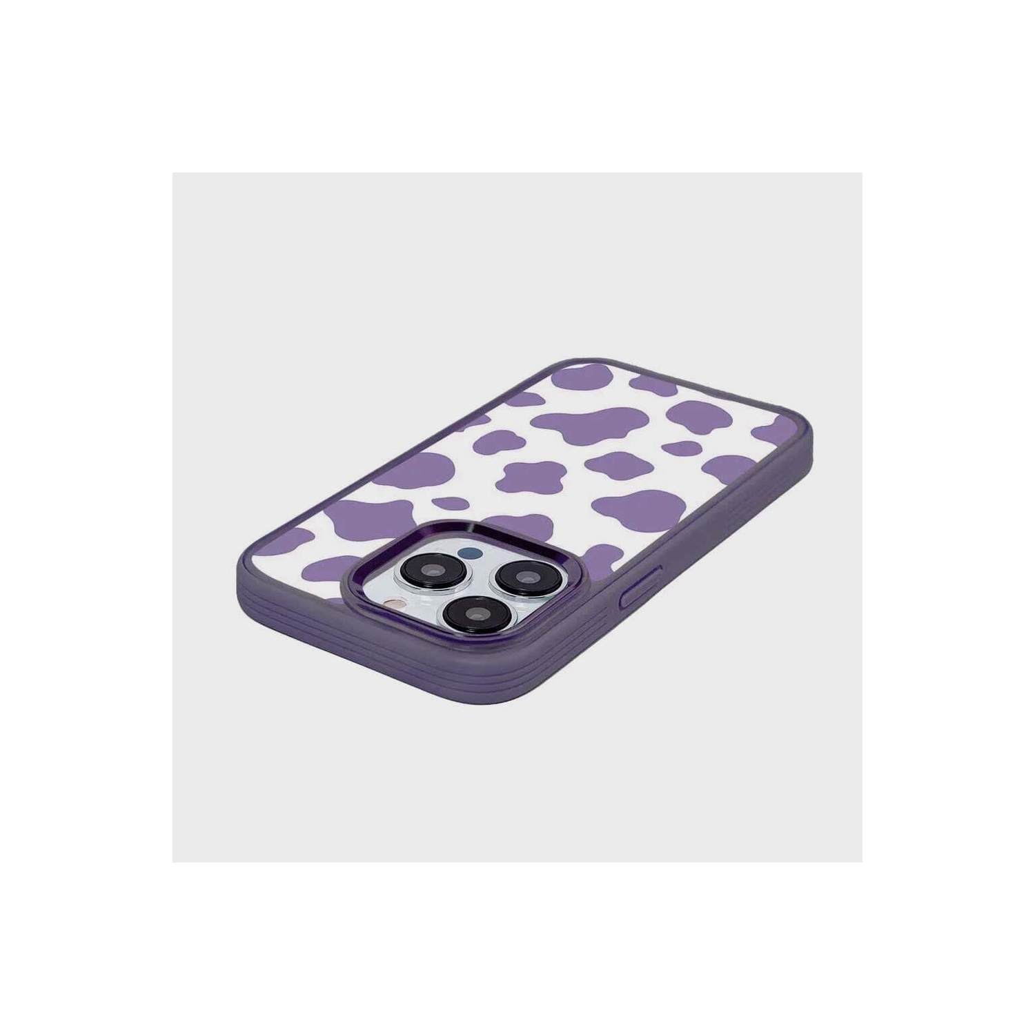 Étui avec MagSafe pour iPhone 15 Pro Max - Vache violette