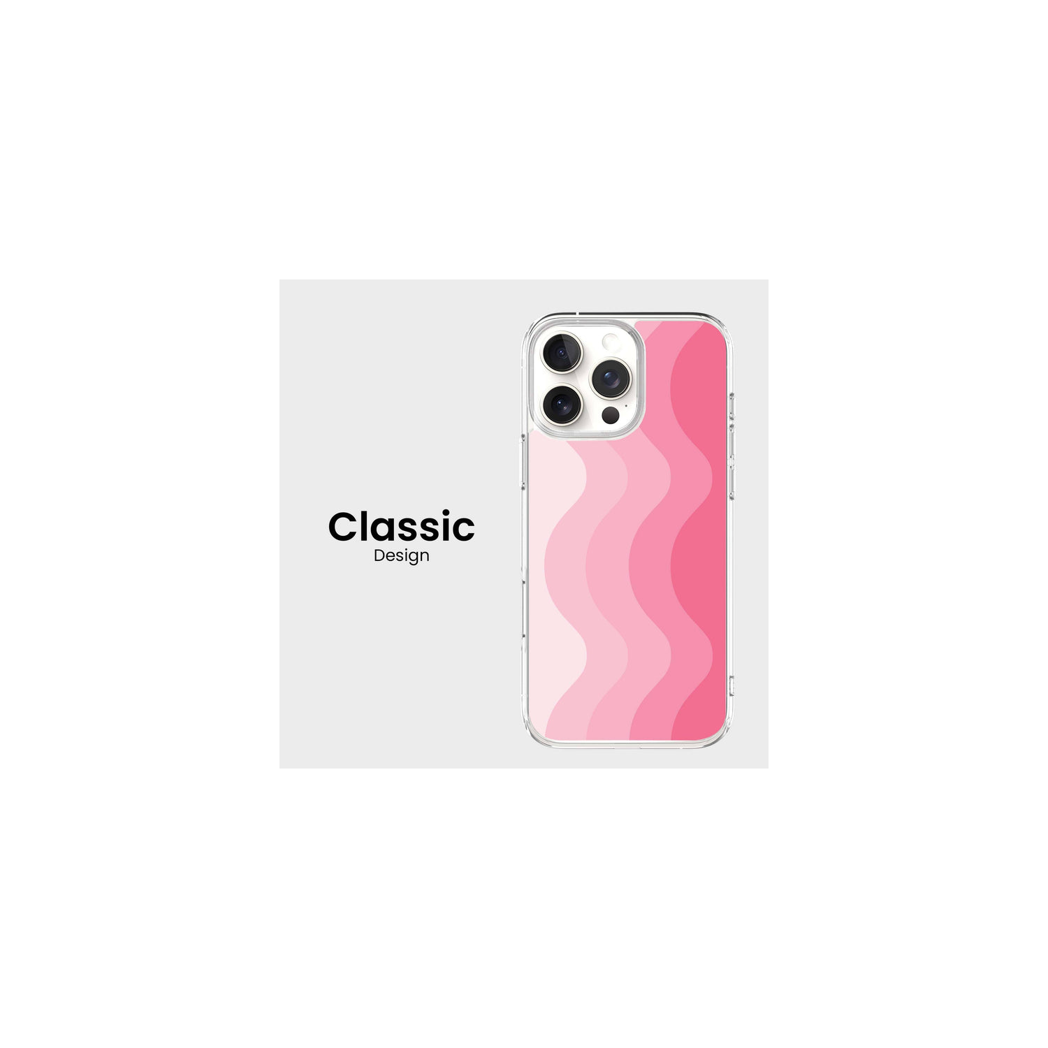 MagSafe iPhone 16 Pro Pink Wave Case