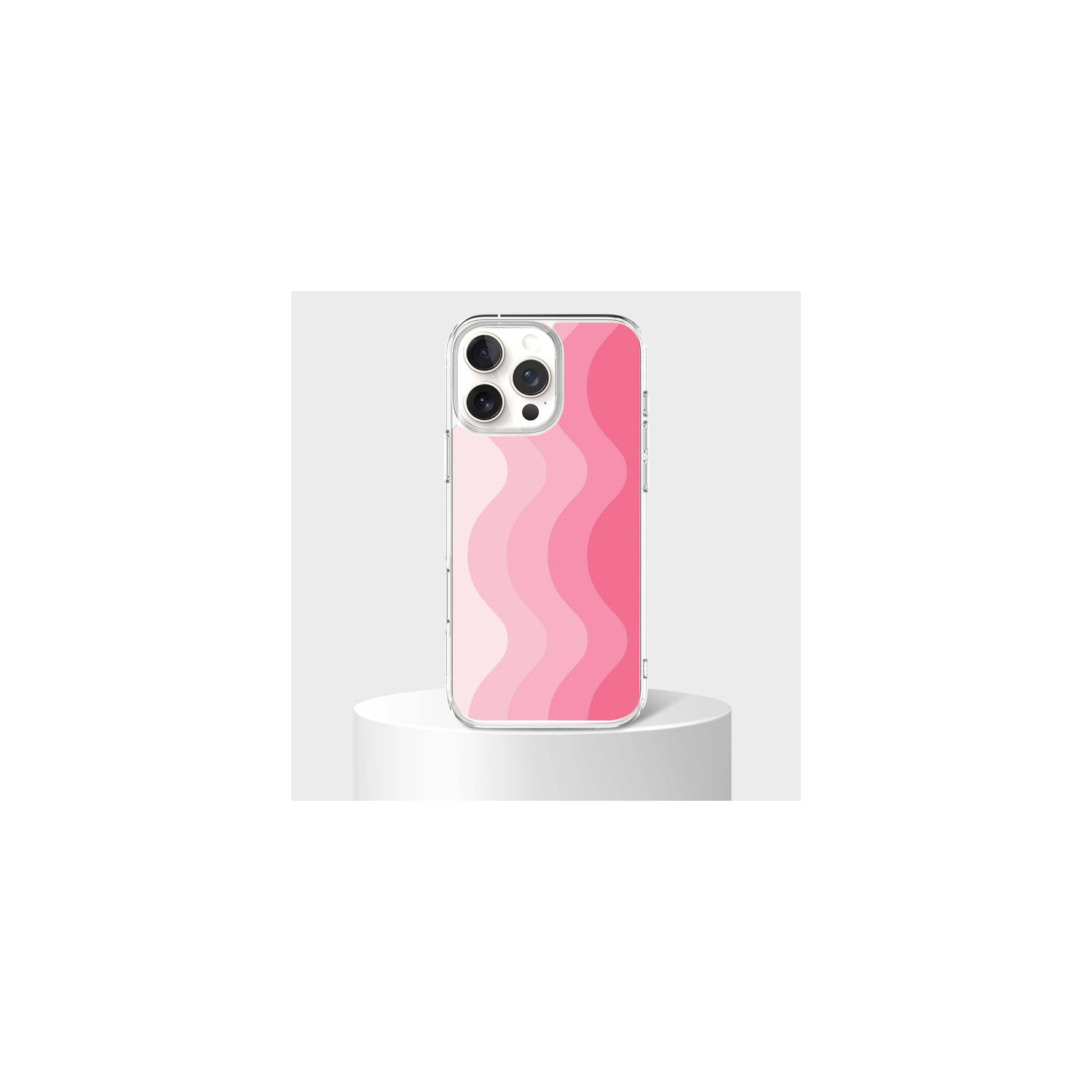 MagSafe iPhone 16 Pro Pink Wave Case