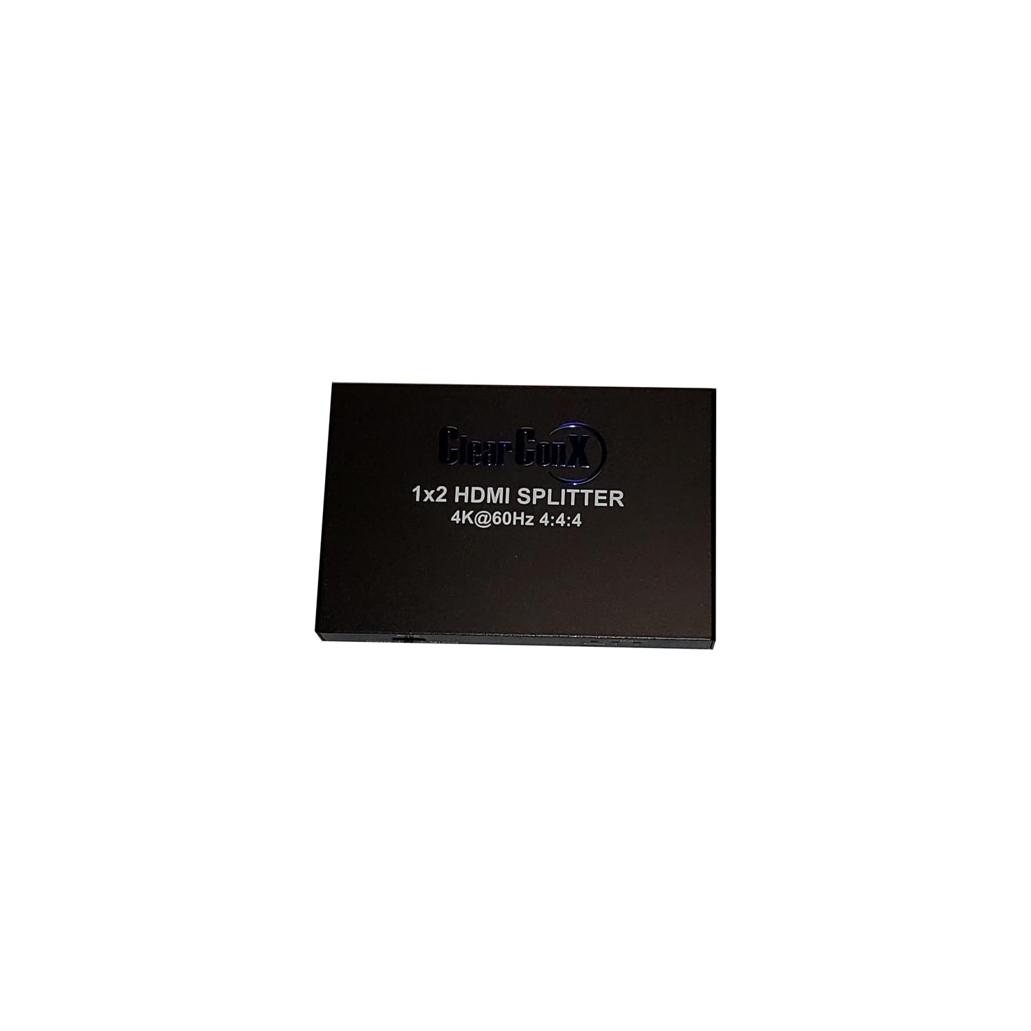 ClearConX CCSP05S 1-IN 2-OUT HDMI Splitter w/ 3D Support - Black