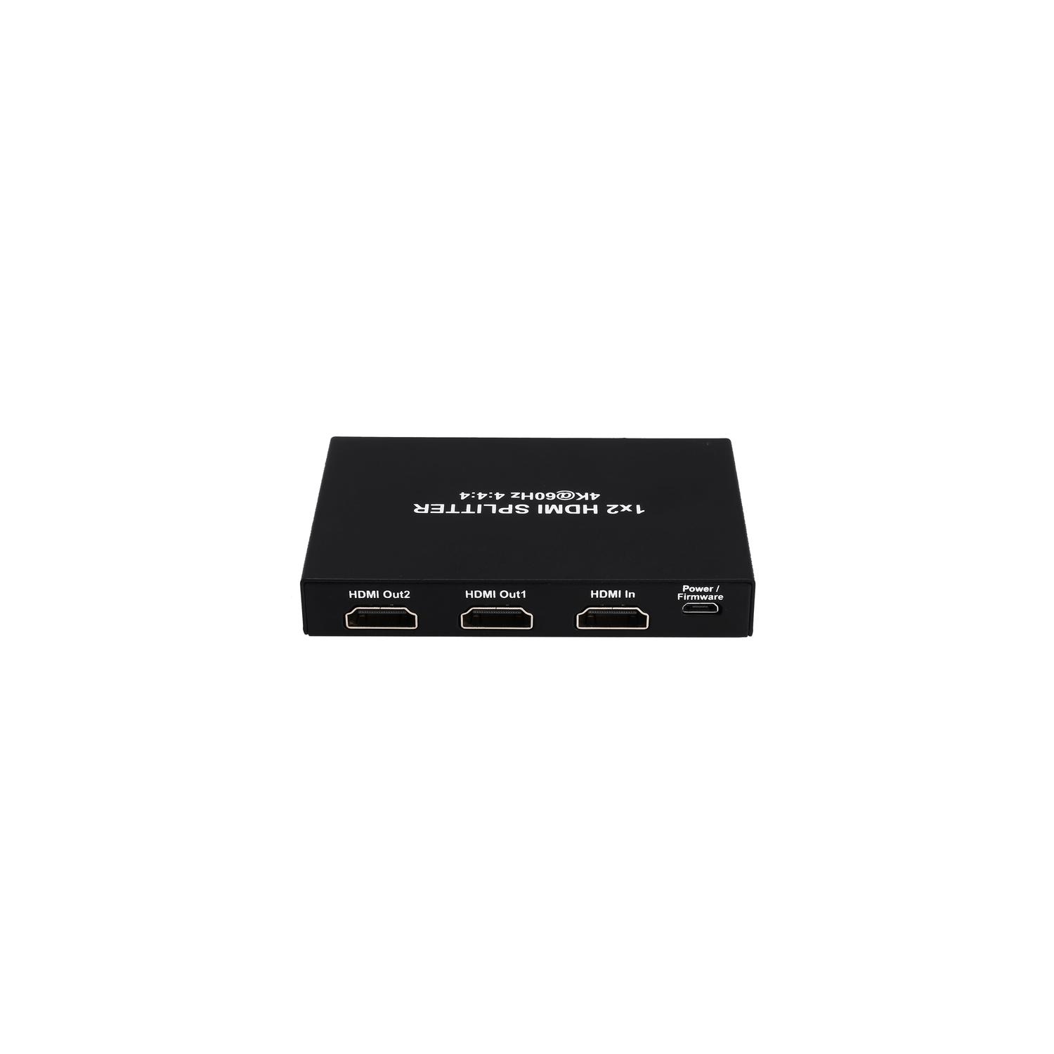 ClearConX CCSP05S 1-IN 2-OUT HDMI Splitter w/ 3D Support - Black