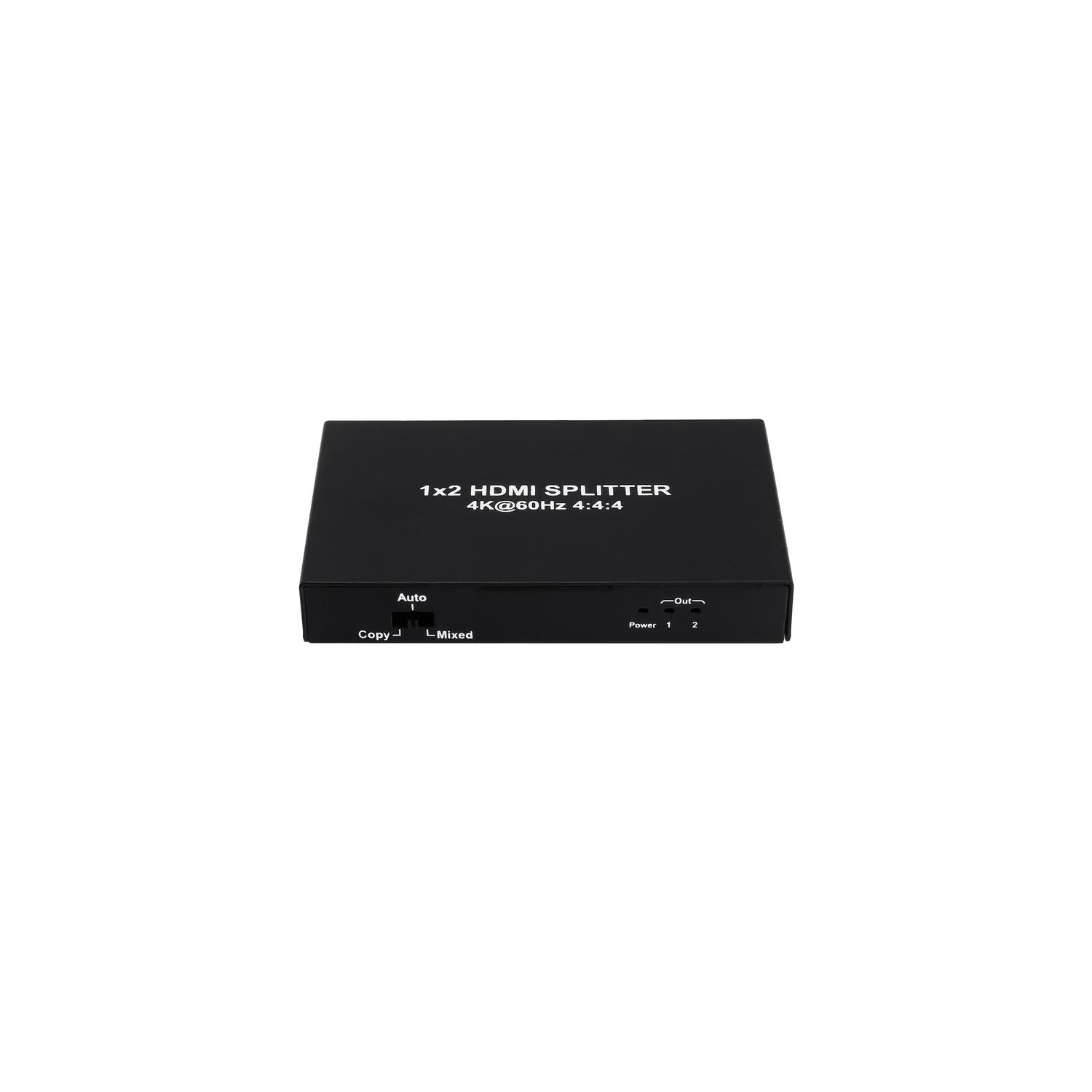ClearConX CCSP05S 1-IN 2-OUT HDMI Splitter w/ 3D Support - Black