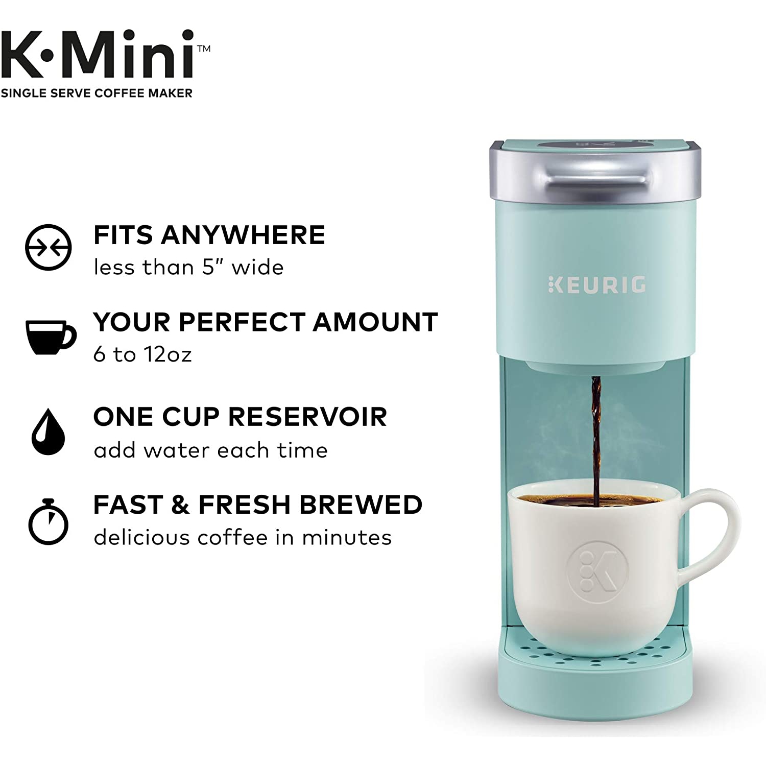 Keurig K-Mini Coffee Maker, Oasis