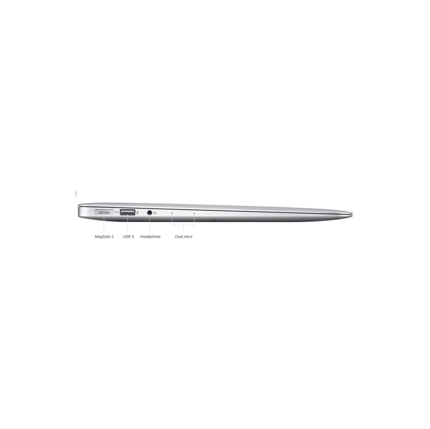 Refurbished - Apple MacBook Air 13" (2017) - Silver (Intel Core i5 1.8GHz / 256GB SSD / 8GB RAM) - Certified 9/10 Condition