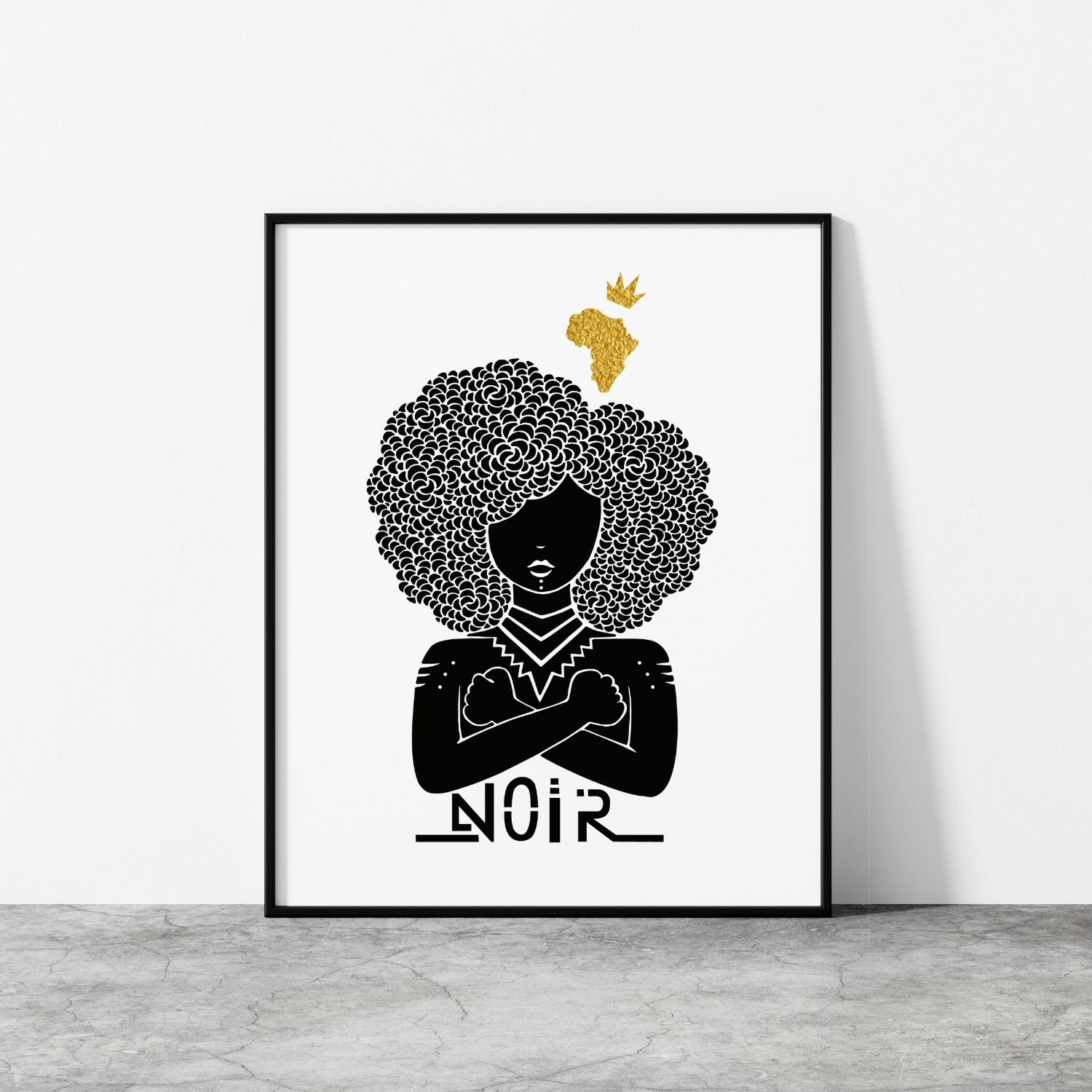 Noir by Anaya Arts- 11" x 14" Art & Wall Décor Poster