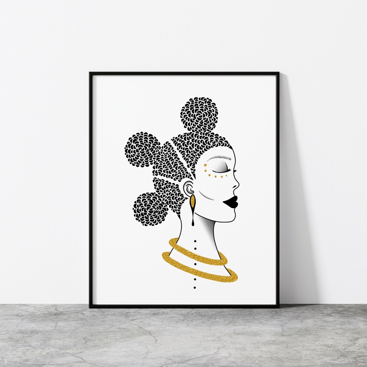 Bantus by Anaya Arts- 11" x 14" Art & Wall Décor Poster