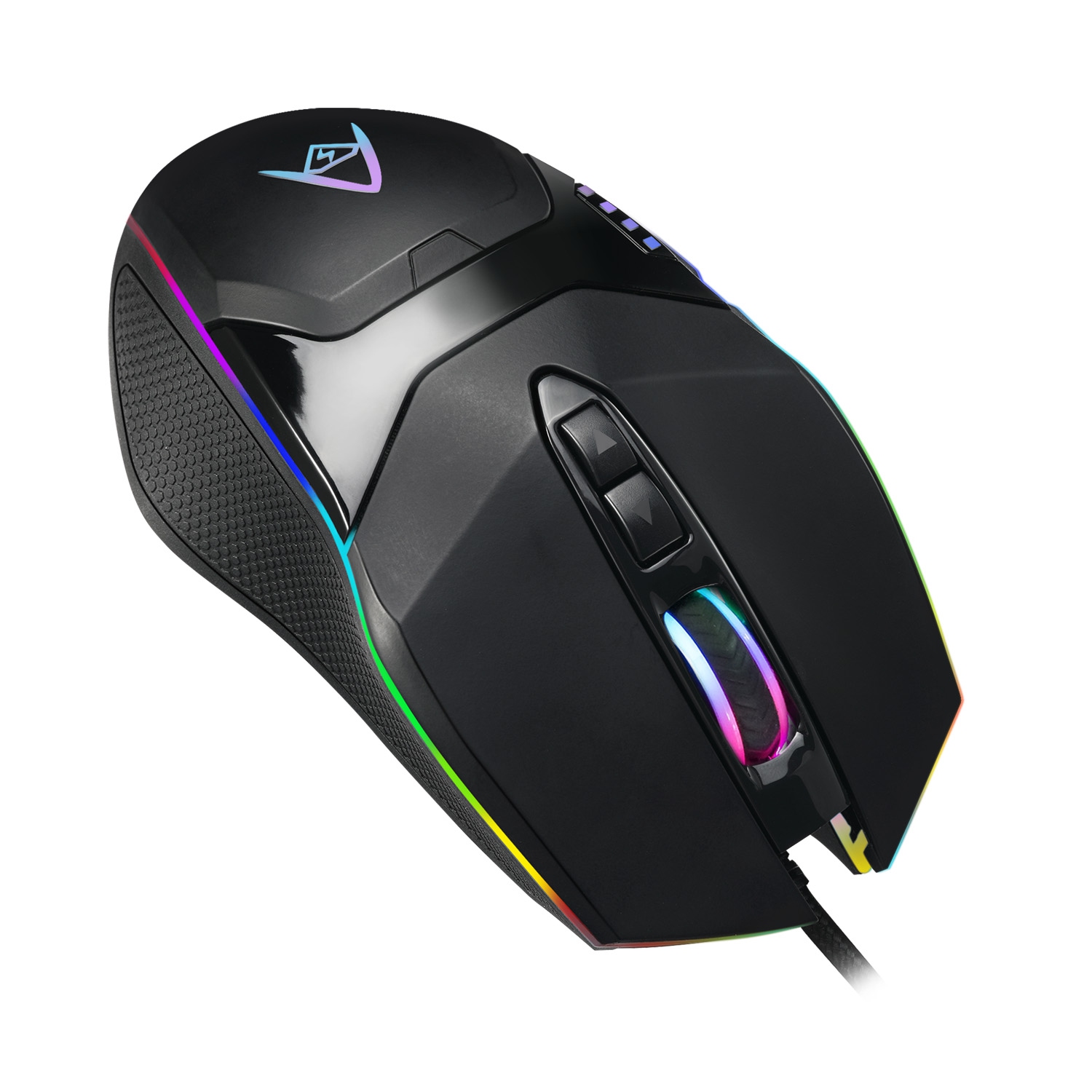 Adesso Technology 6400 DPI Wired Optical Gaming Mouse - Multi-Color