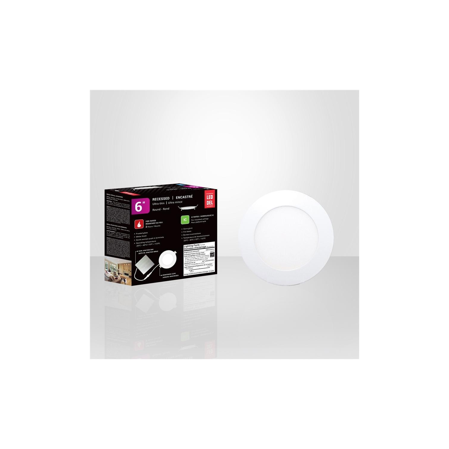 Xtricity - LED Recessed Light, 6 '' Diameter, Dimmable, 13W, 3000K Soft White