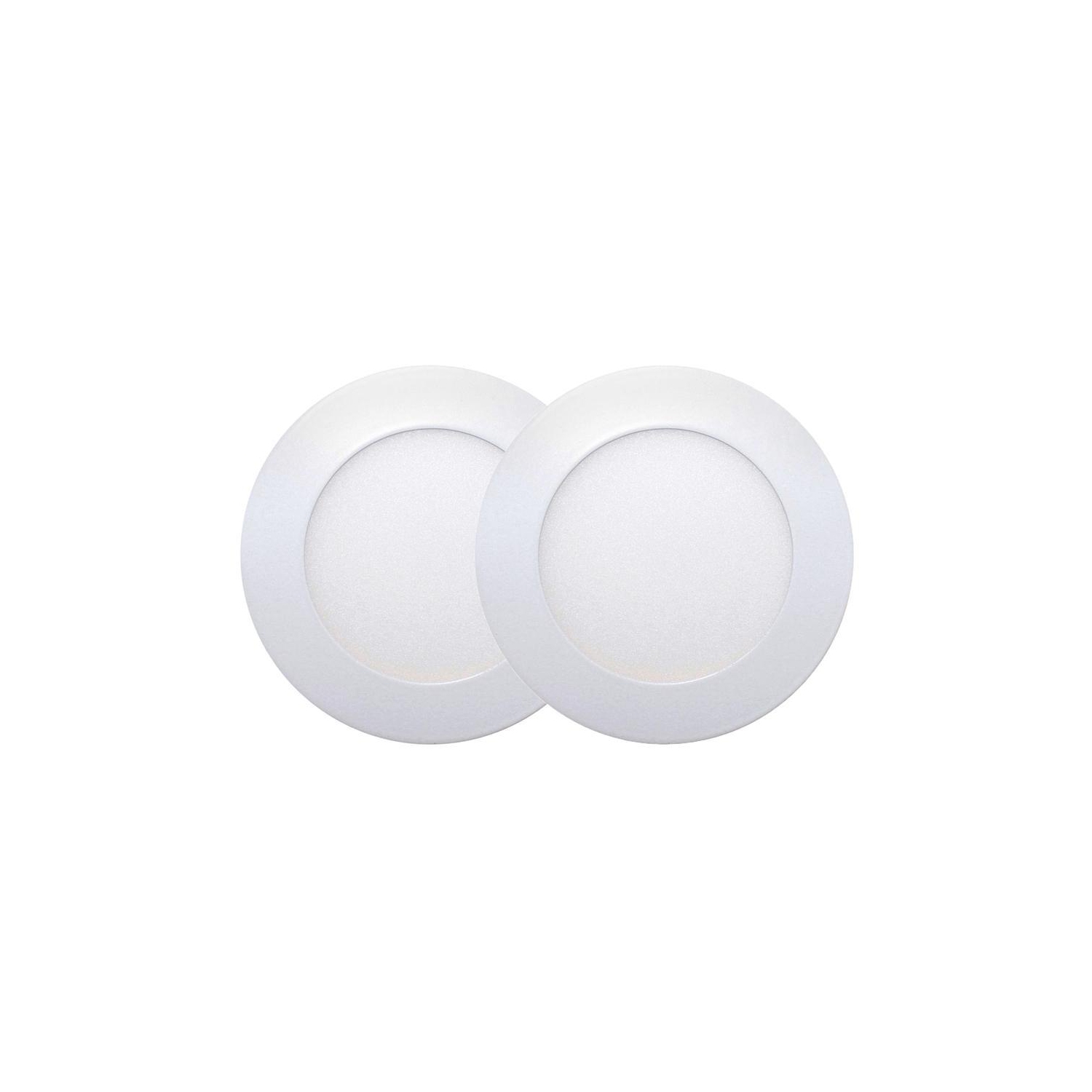 Xtricity - Set of 2 LED Recessed Lights, 3 '' Diameter, Dimmable, 8W, 5 Color Options