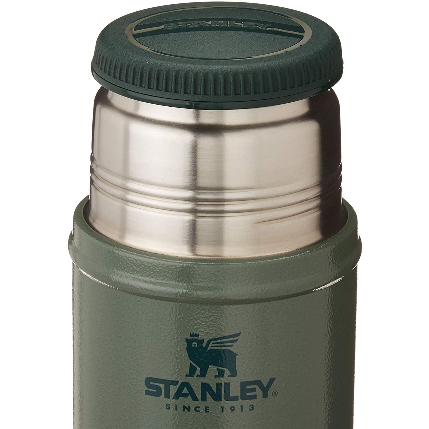 Stanley Vacuum Insulated Large Food Jar, 18/8 Stainless Steel Food Jar for Cold and Hot Food, Soup Thermos with Leak Proof Lid Doubles as Cup, Wide