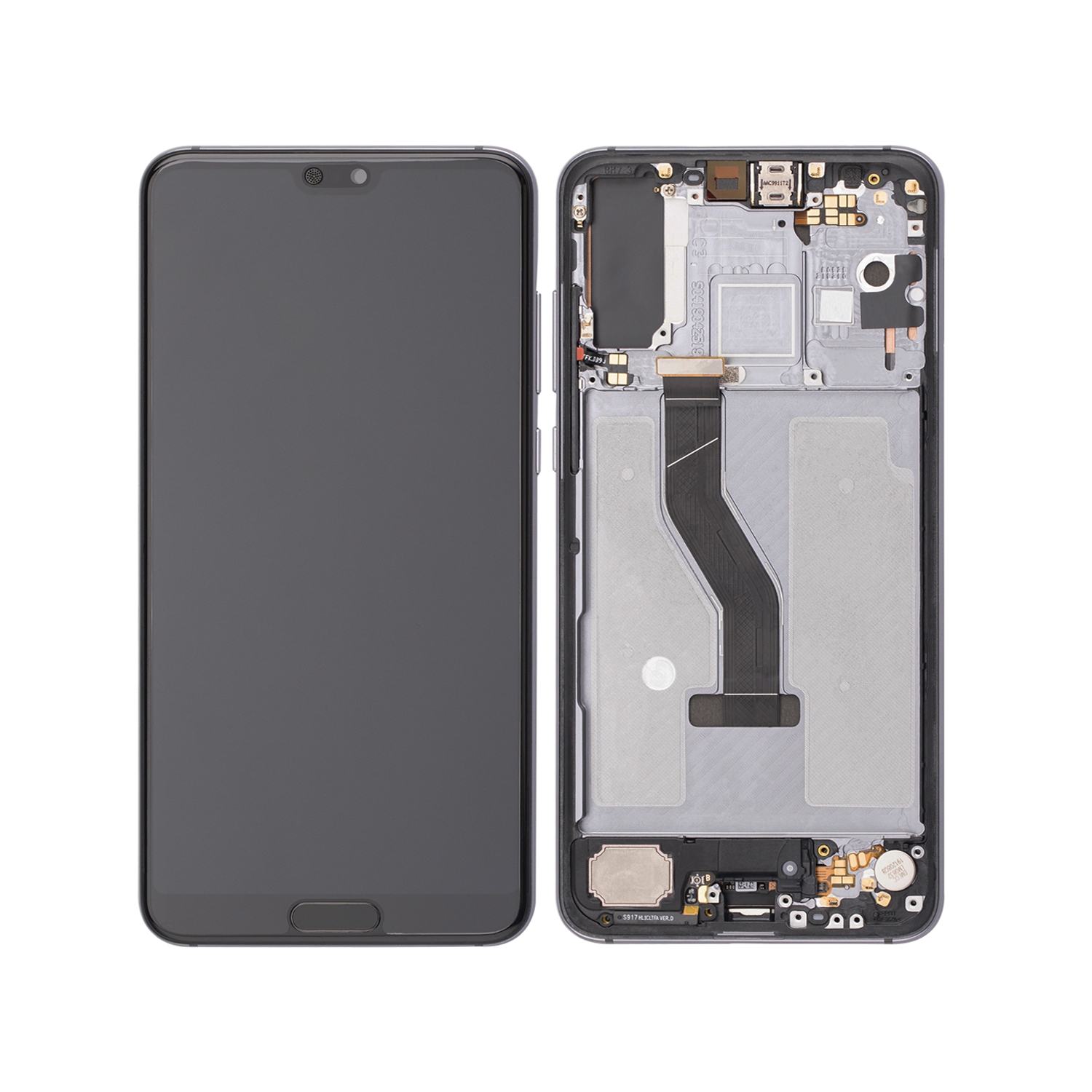 Replacement LCD Display Touch Screen Digitizer Assembly With Frame For Huawei P20 Pro - Black