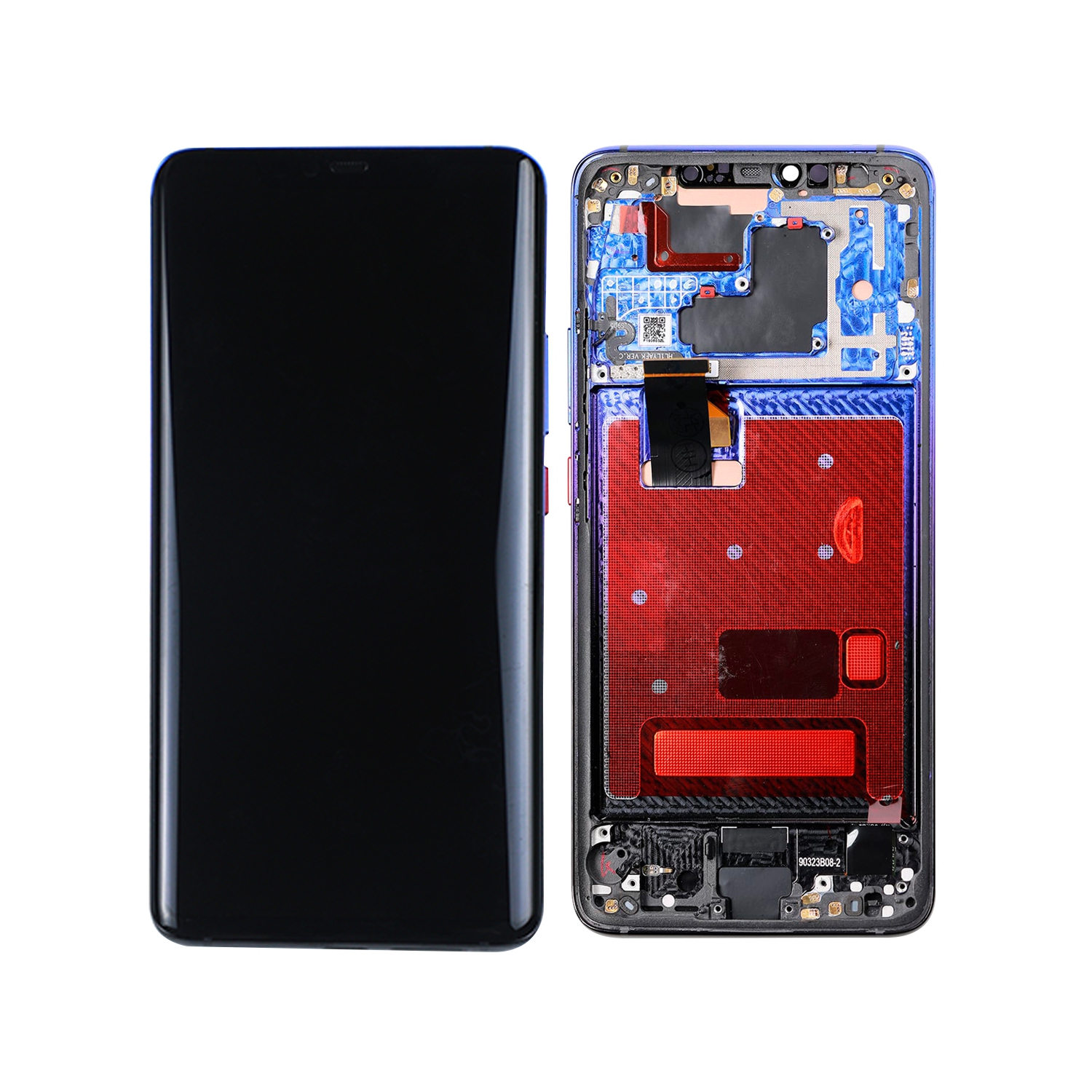 Replacement LCD Display Touch Screen Digitizer Assembly With Frame For Huawei Mate 20 Pro - Twilight