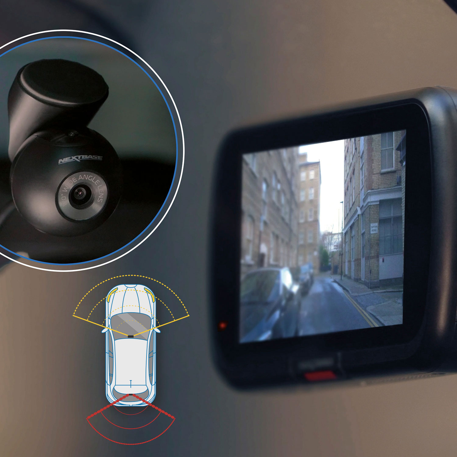 Caméra de tableau de bord QHD 1440p 522XR Nextbase avec caméra de vision arrière - Exclusivité BBY