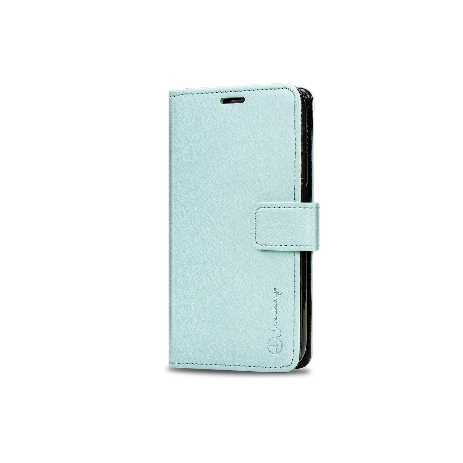 Juvenileway Folio series protection flip case for Samsung Galaxy S10 - Light Blue