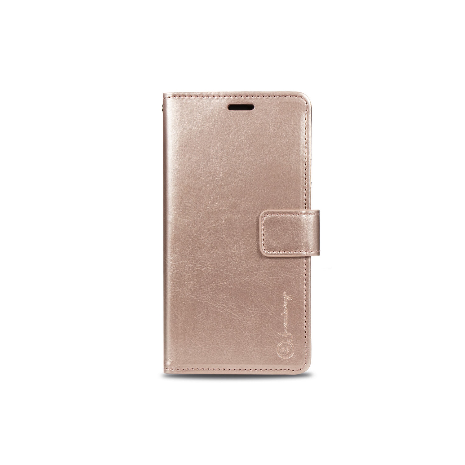 Juvenileway Folio series protection flip case for Samsung Galaxy A71 - Rose Gold