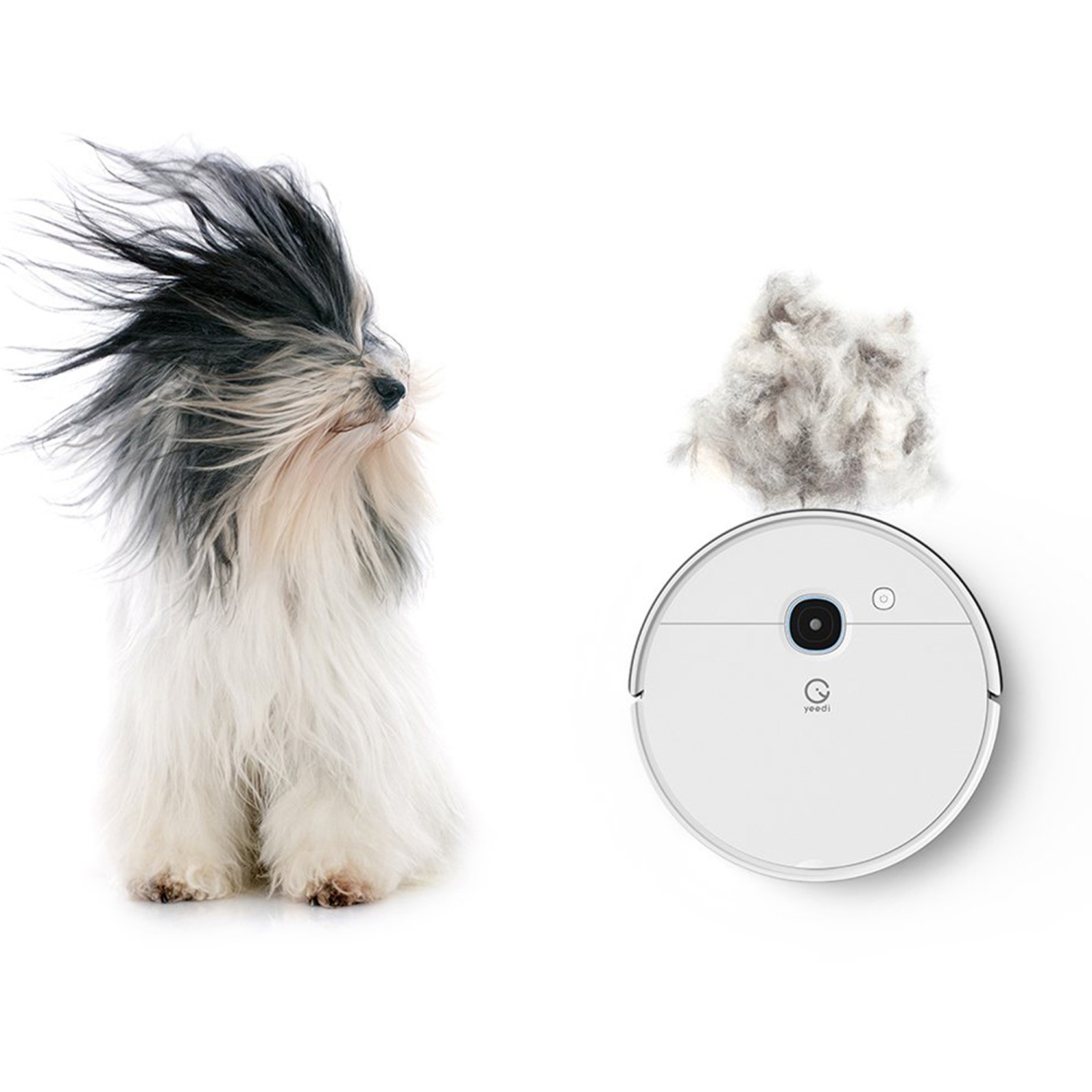 yeedi vac Robot Vacuum, 2500Pa Strong Suction Power, Carpet Detection, Smart Visual Mapping & Navigation, Editable Home Map, Virtual Boundary,