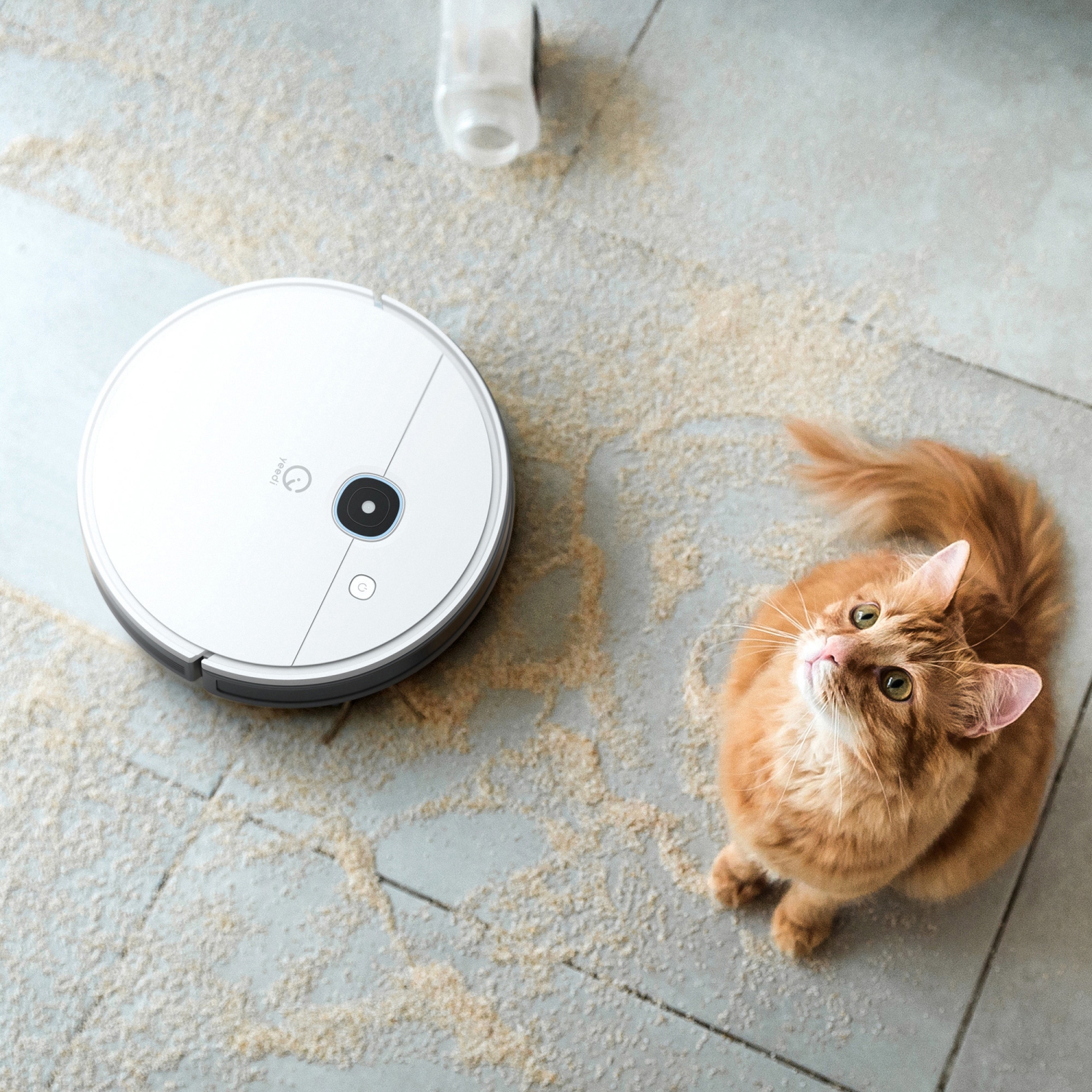 yeedi vac Robot Vacuum, 2500Pa Strong Suction Power, Carpet Detection, Smart Visual Mapping & Navigation, Editable Home Map, Virtual Boundary,