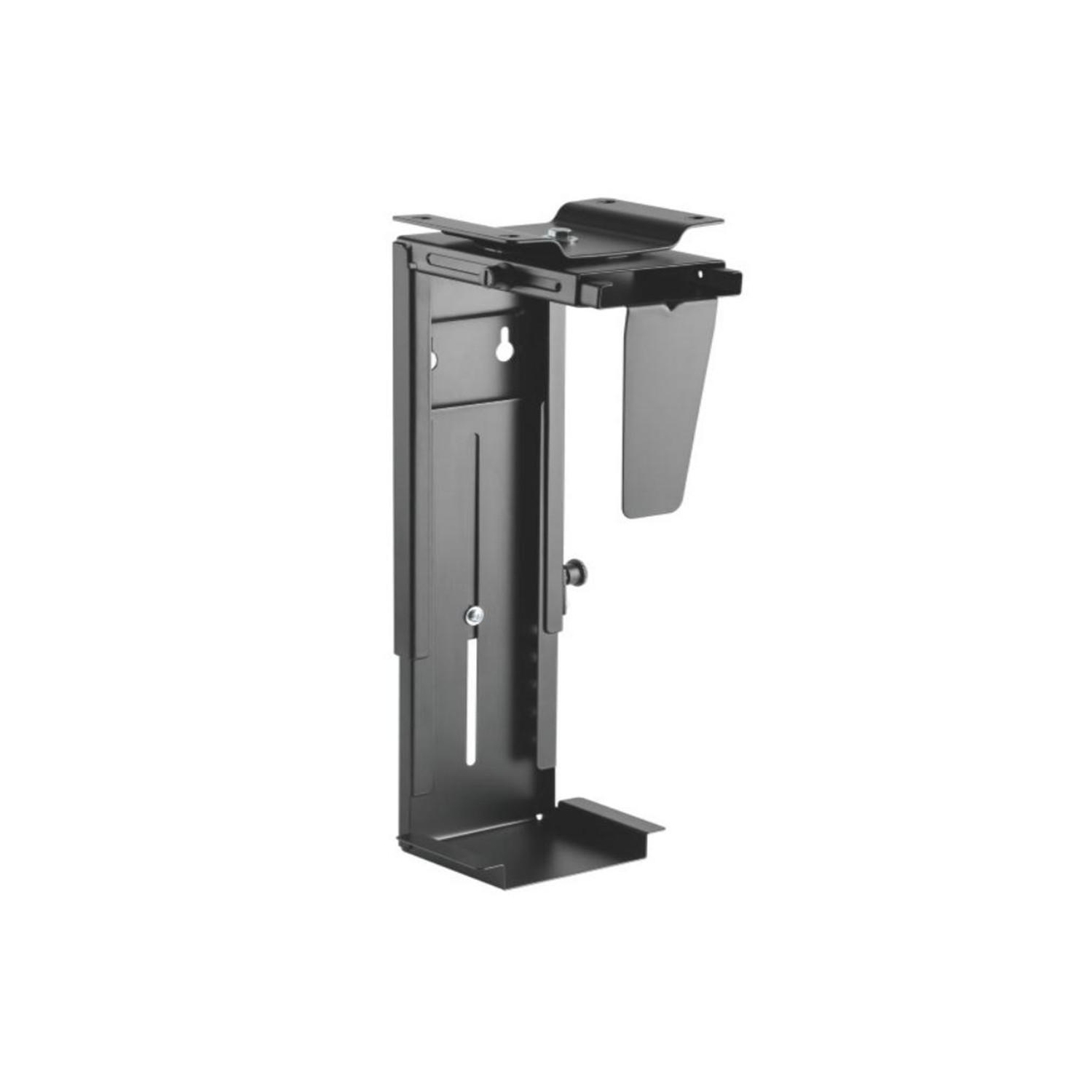 Under Desk Computer PC Case Tower Holder, Wall PC Case Mount Holder with Height and Width Adjustment