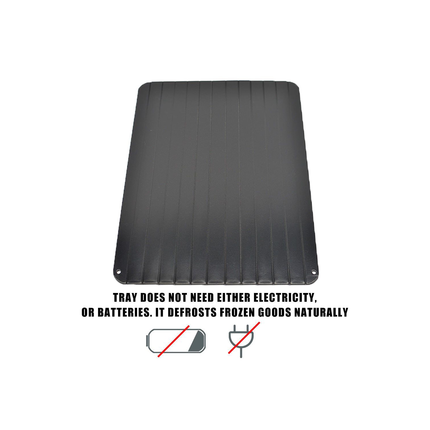 ISTAR – Plateau de décongélation rapide pour la viande surgelée à décongeler naturelle, plaque de décongélation rapide et planche pour la viande et